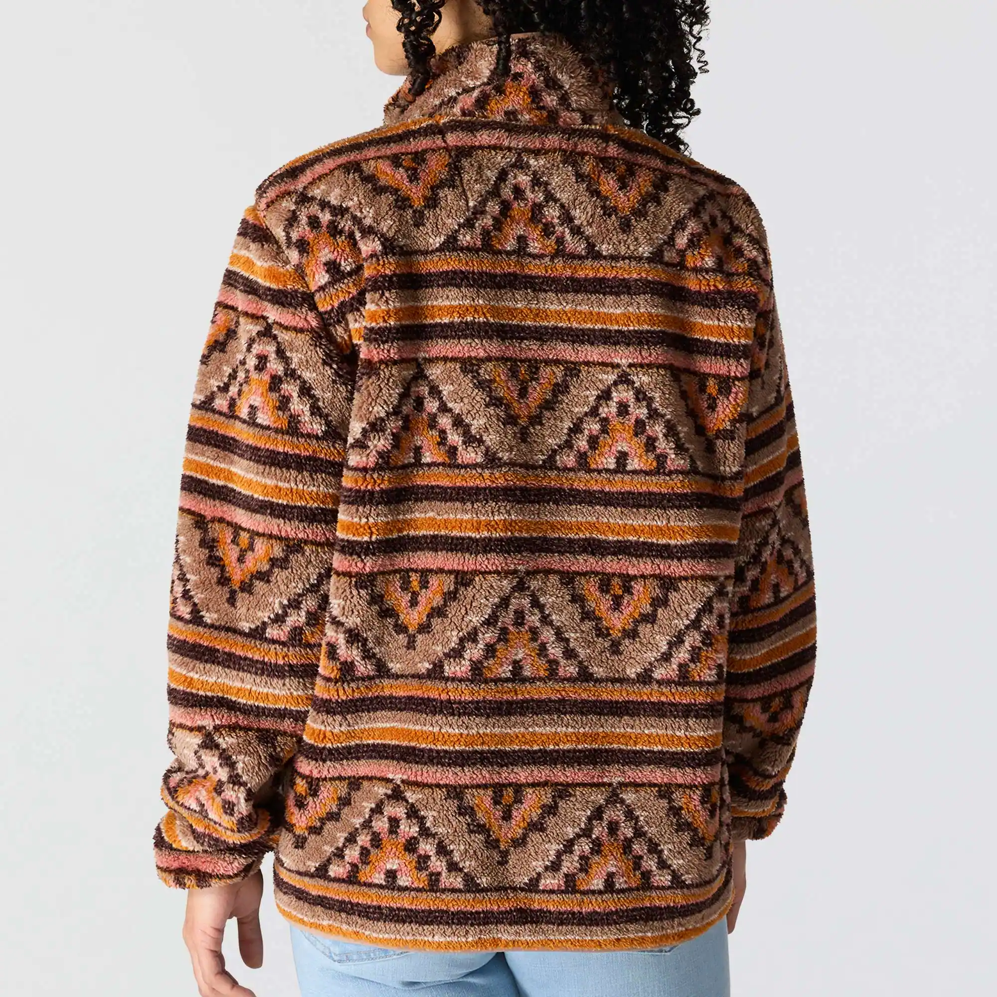 Women's Loose Fit Fleece Pullover - 3 Warmest Rating