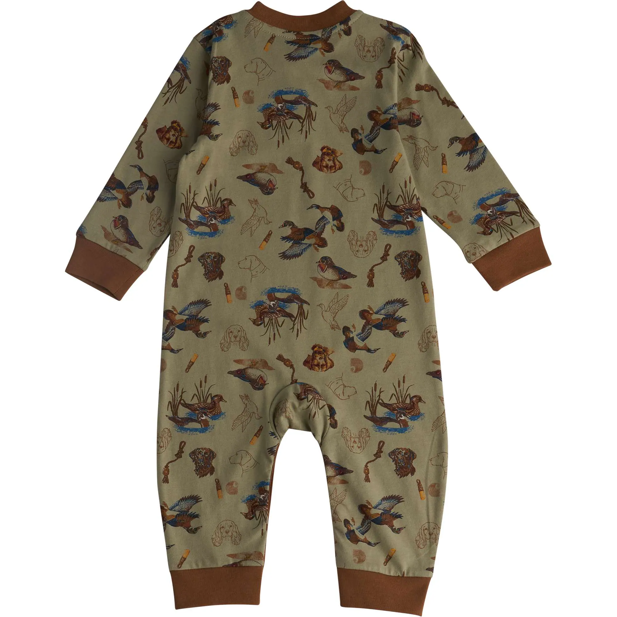 Boys' Long Sleeve Duck Print Coverall (Baby)