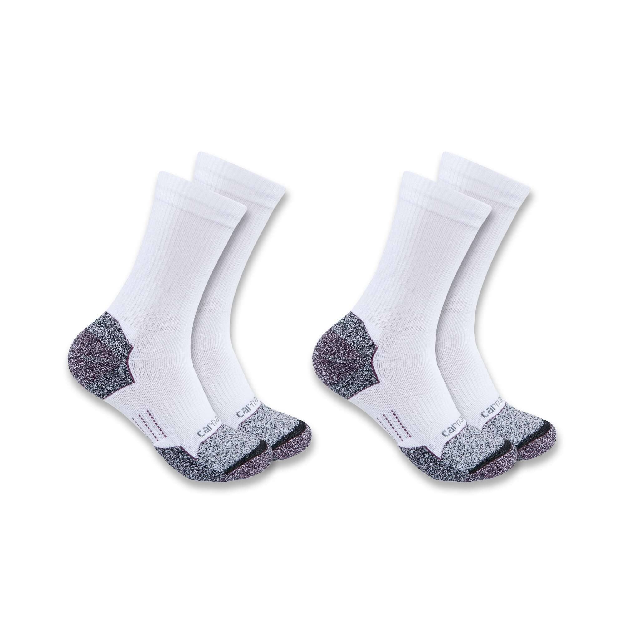 Women's Carhartt Force® Midweight Synthetic Blend Crew Sock 2 Pack