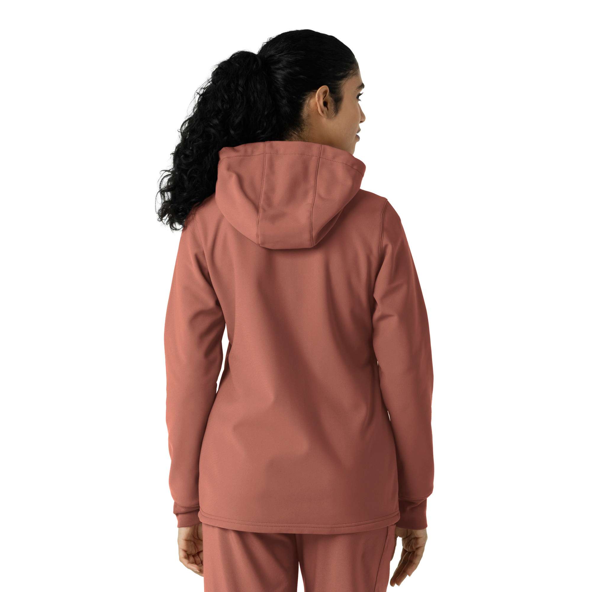 Women's Bonded Fleece Scrub Hoodie