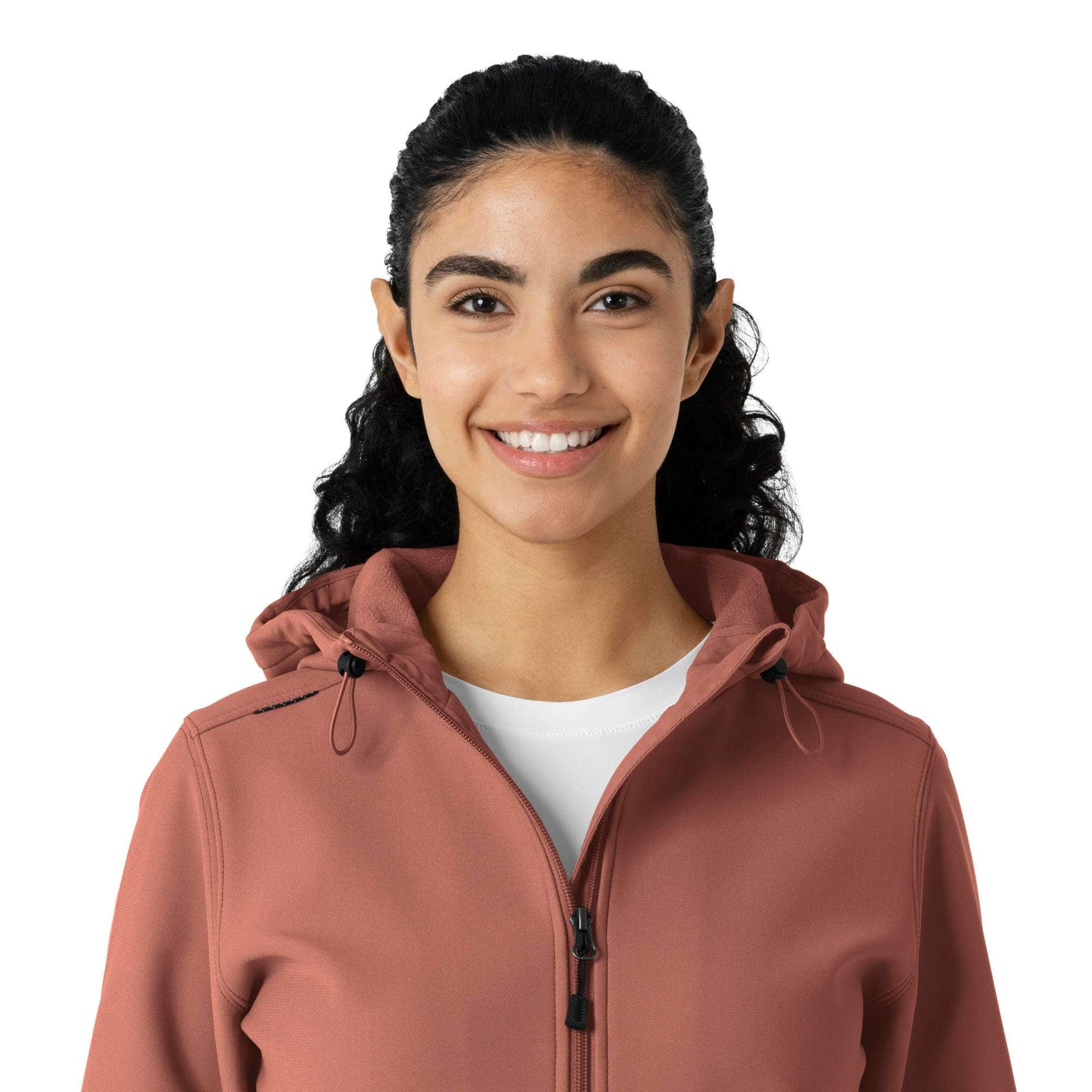 Women's Bonded Fleece Scrub Hoodie