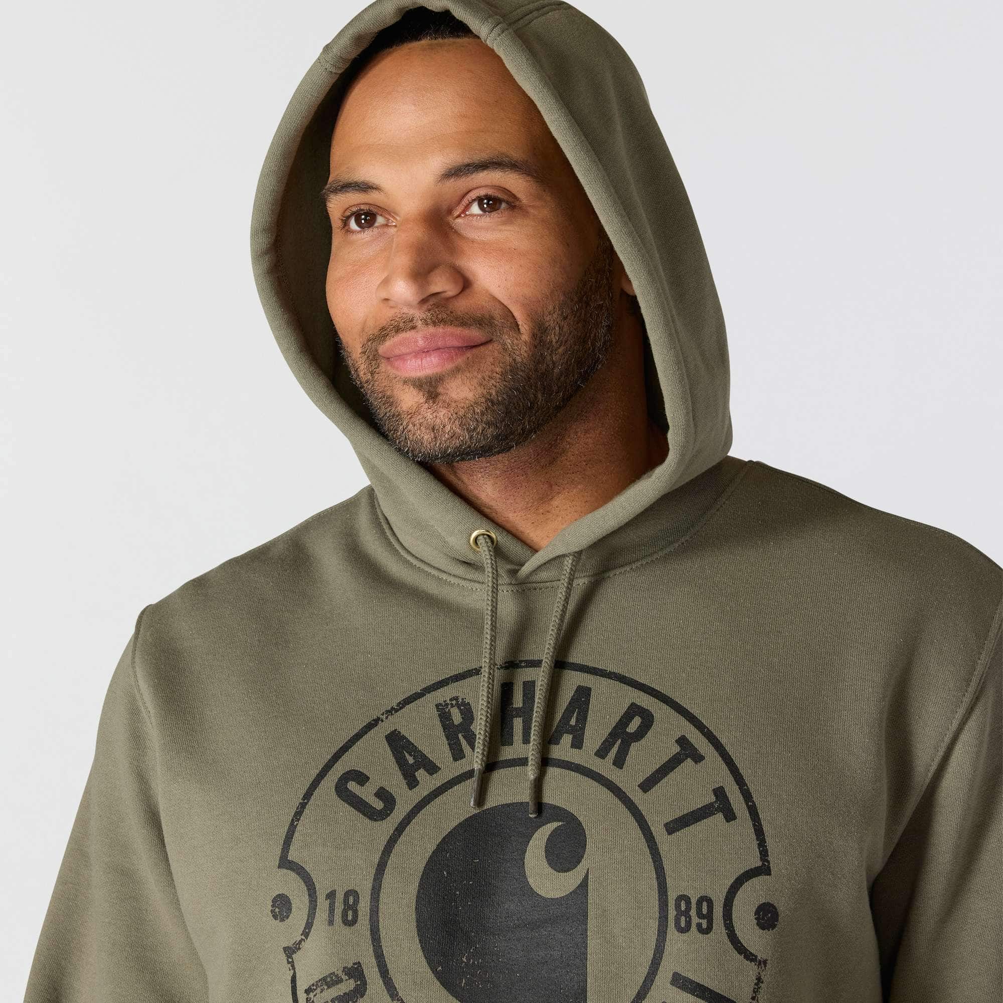 Loose Fit Midweight Hooded Detroit Sweatshirt