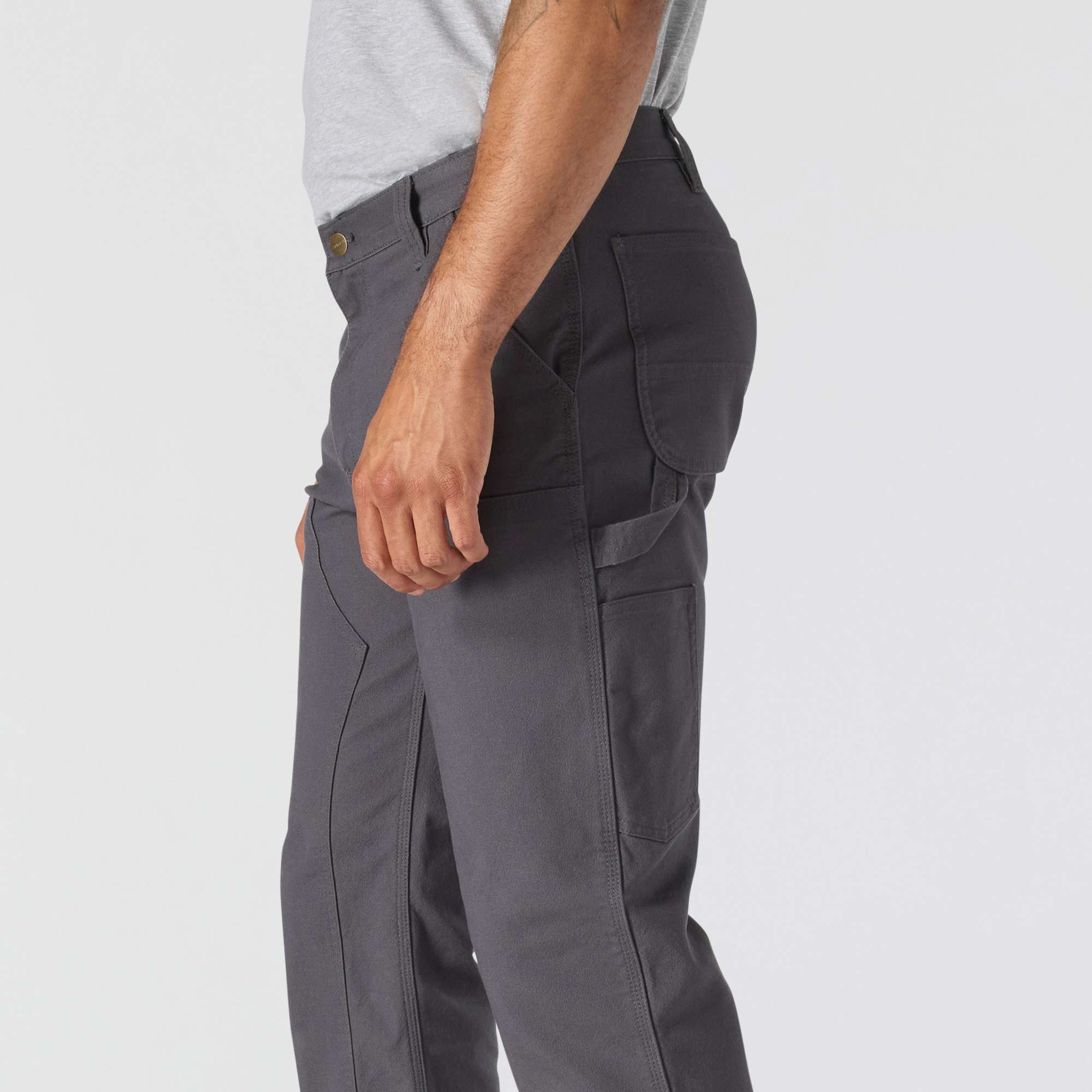 Relaxed Straight Rugged Flex® Duck Double-Front Dungaree