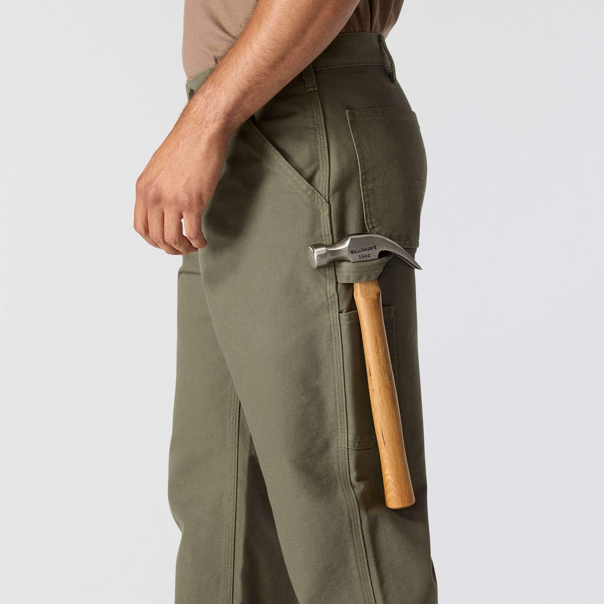 Loose Straight Washed Duck Dungaree