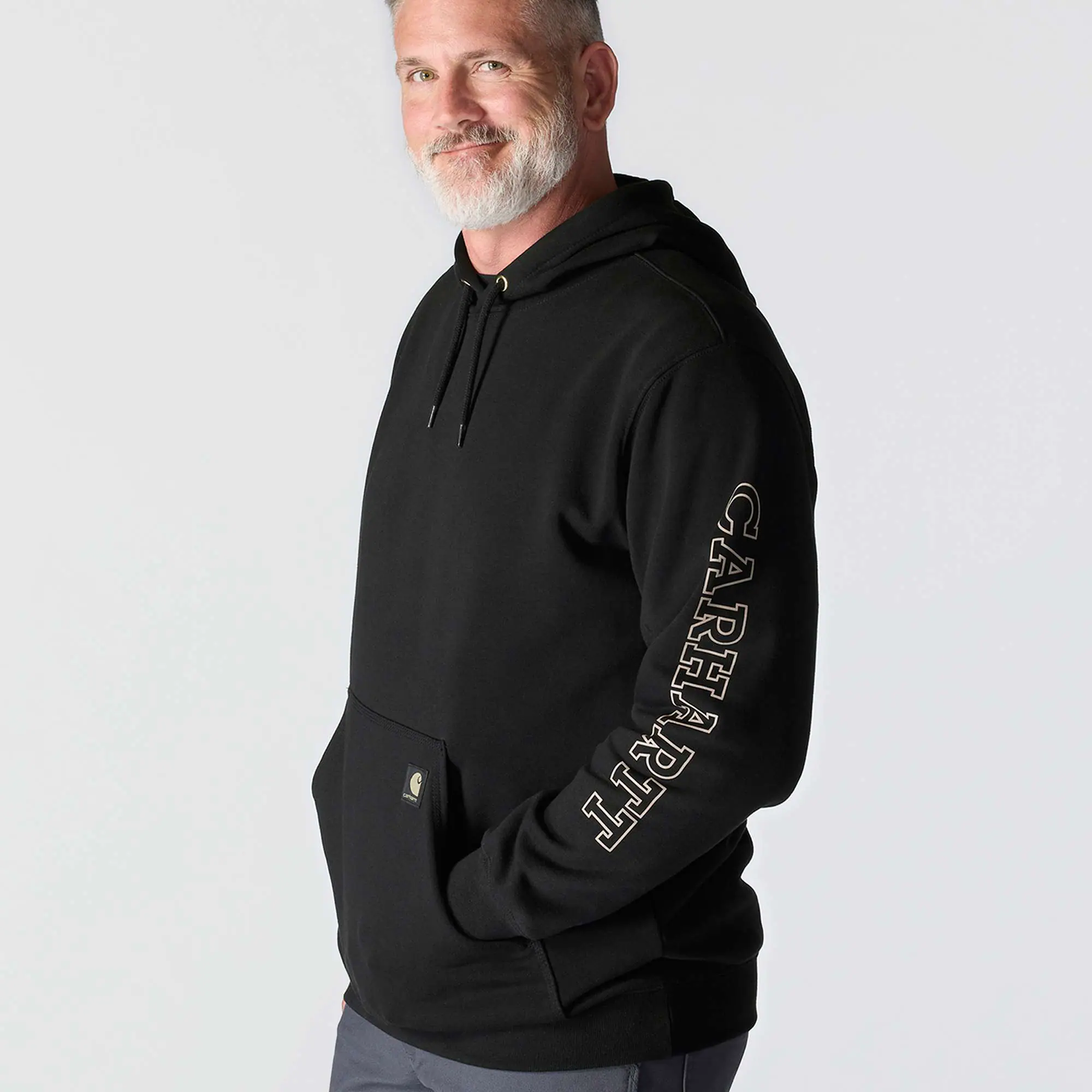 Loose Fit Midweight Camo Graphic Sweatshirt