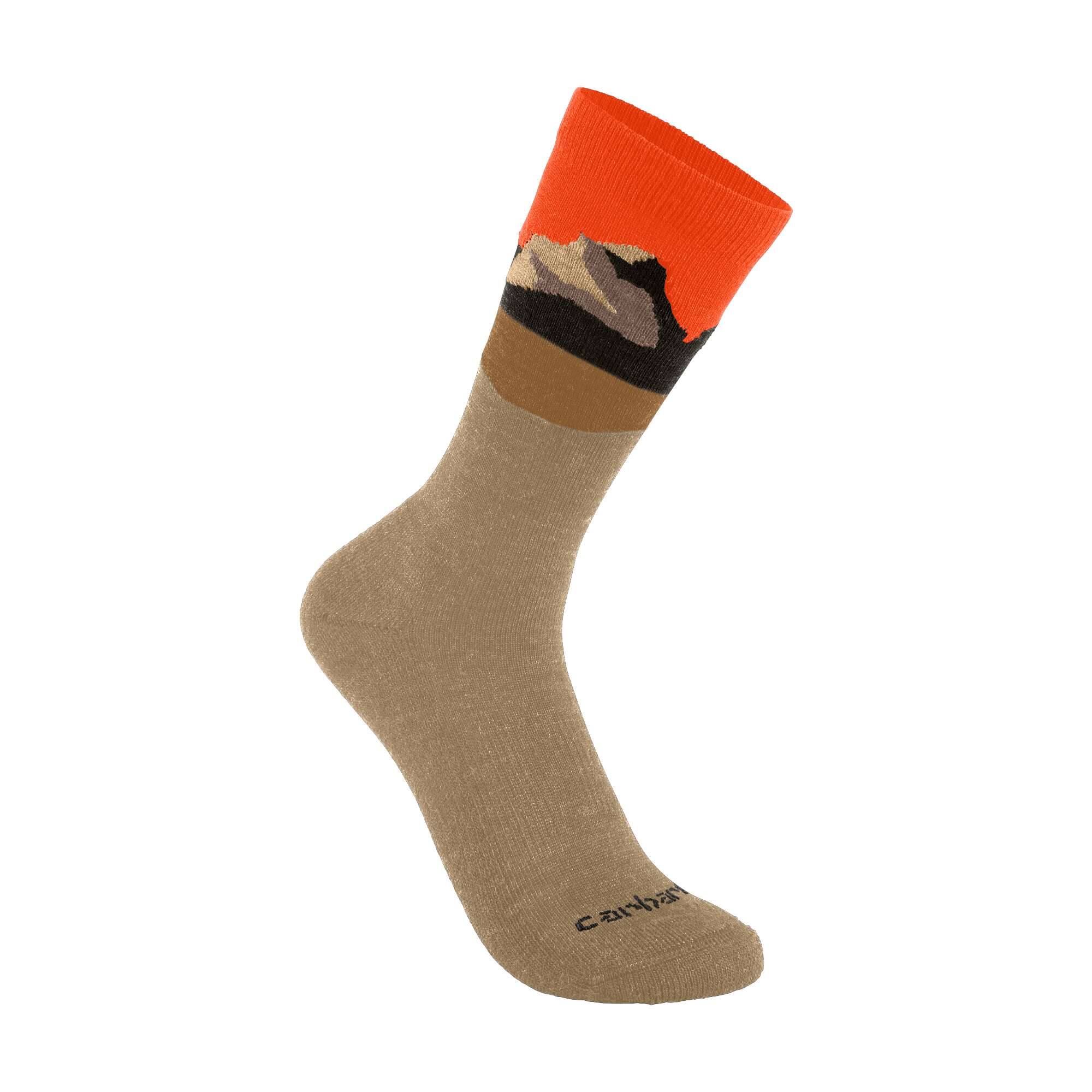 Midweight Synthetic-Wool Blend Mountain Crew Sock 2-Pack