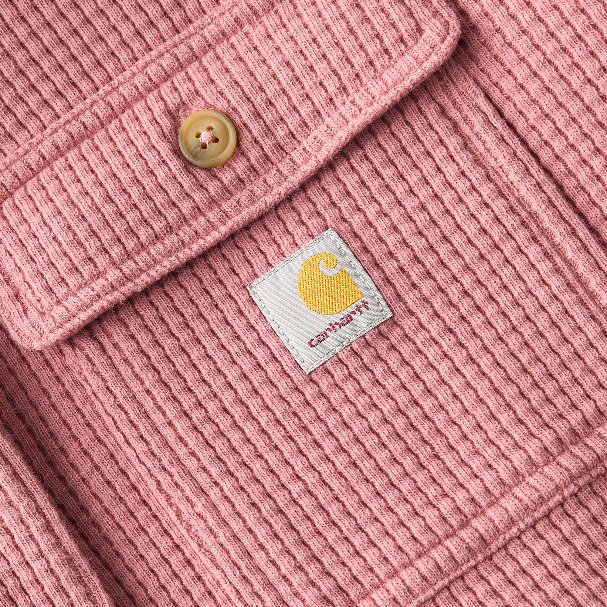 Women's Oversized-Fit Heavyweight Waffle Knit Shirt