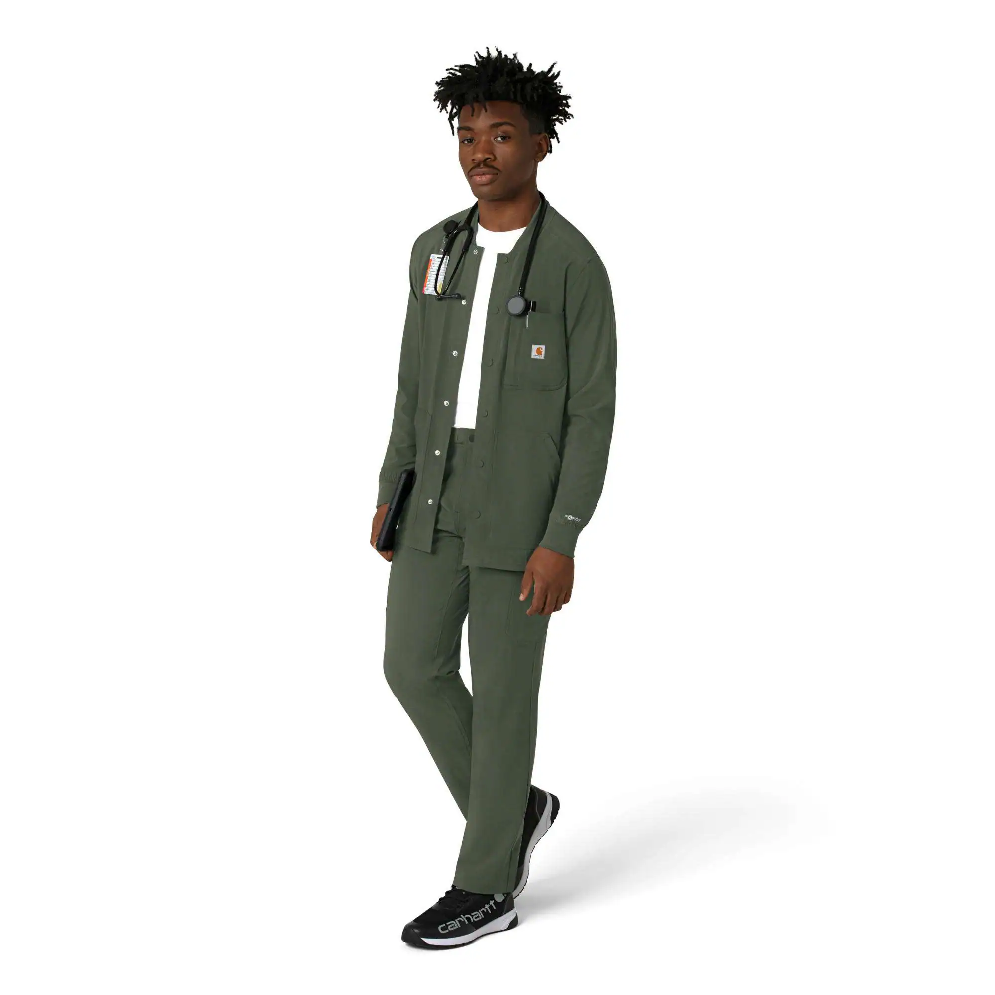 Force Cross-Flex Men's Shirt Scrub Jacket