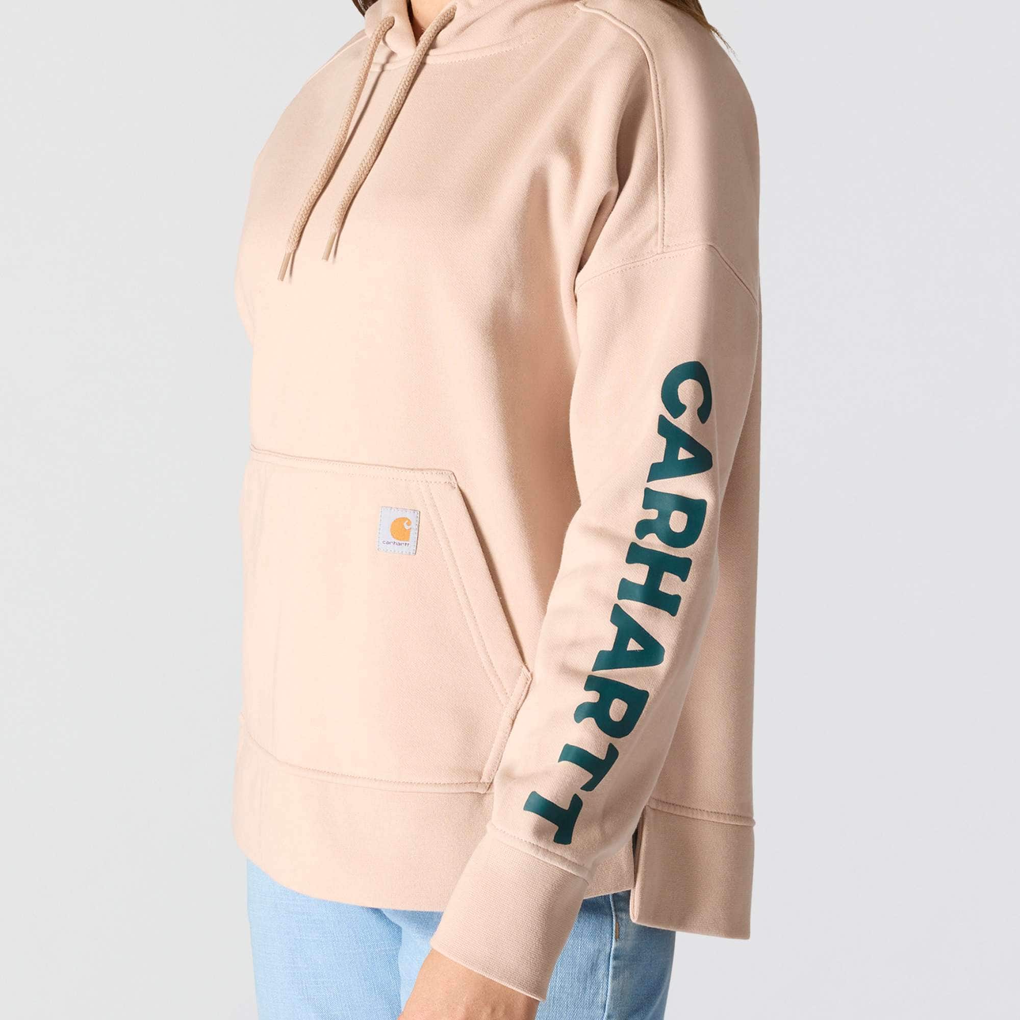 Oversized-Fit Midweight Hooded Mountain Graphic Sweatshirt