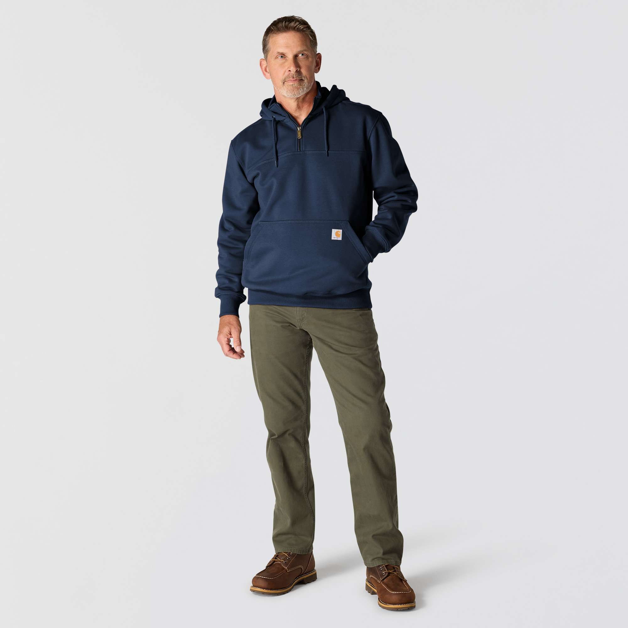 Rain Defender® Loose Fit Heavyweight Quarter-Zip Hoodie