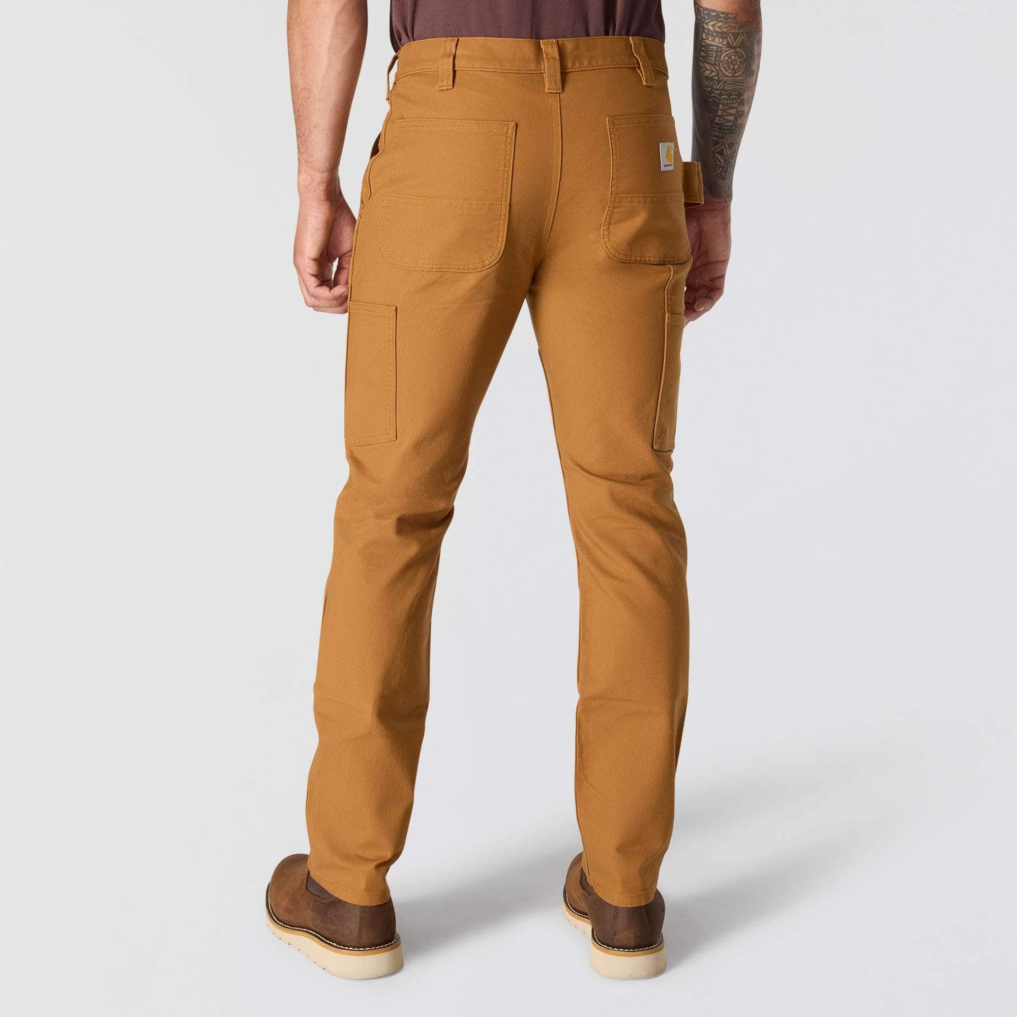 Slim Tapered Rugged Flex Duck Double-Front Dungaree