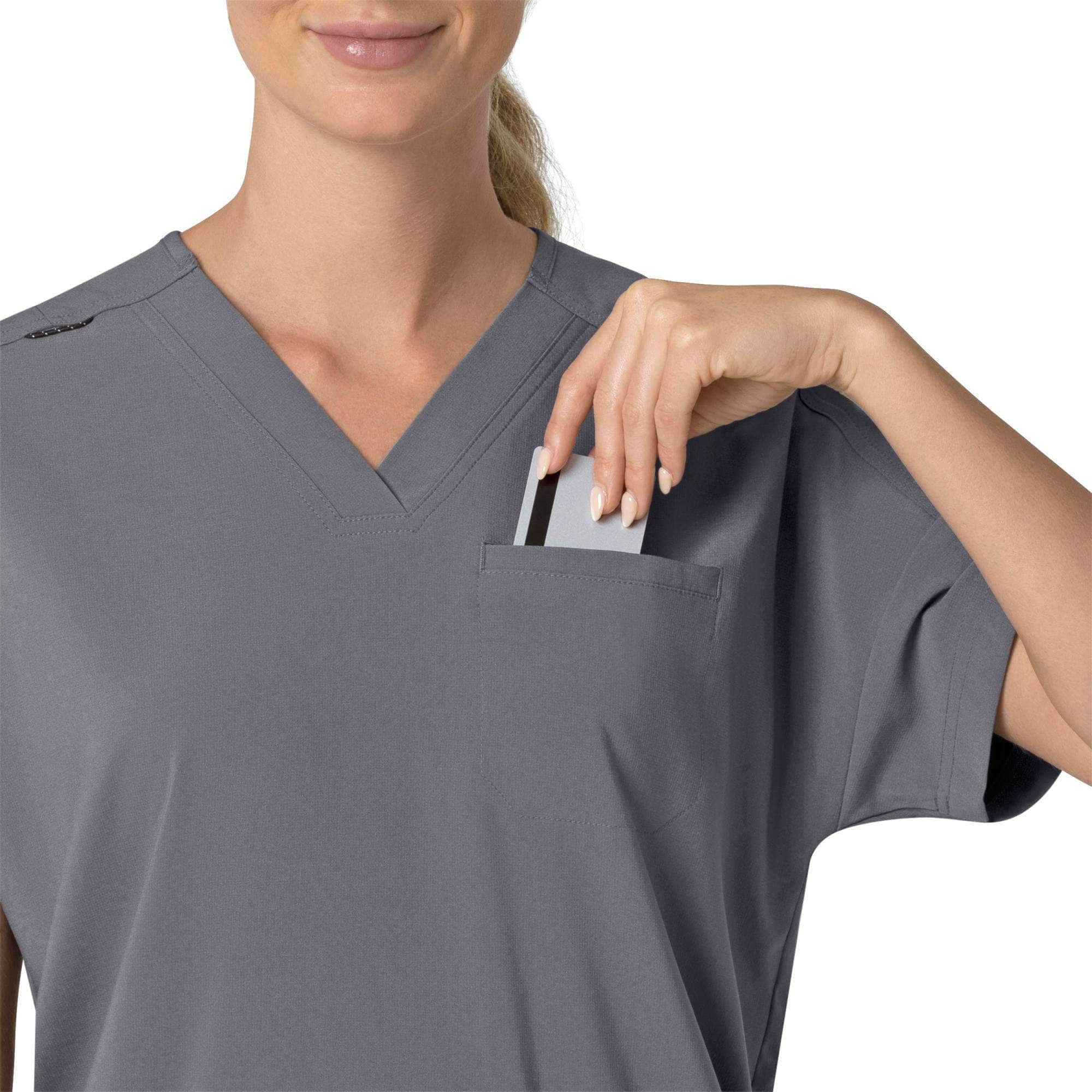 Women's Force Cross-Flex  Oversized V-Neck Scrub Top