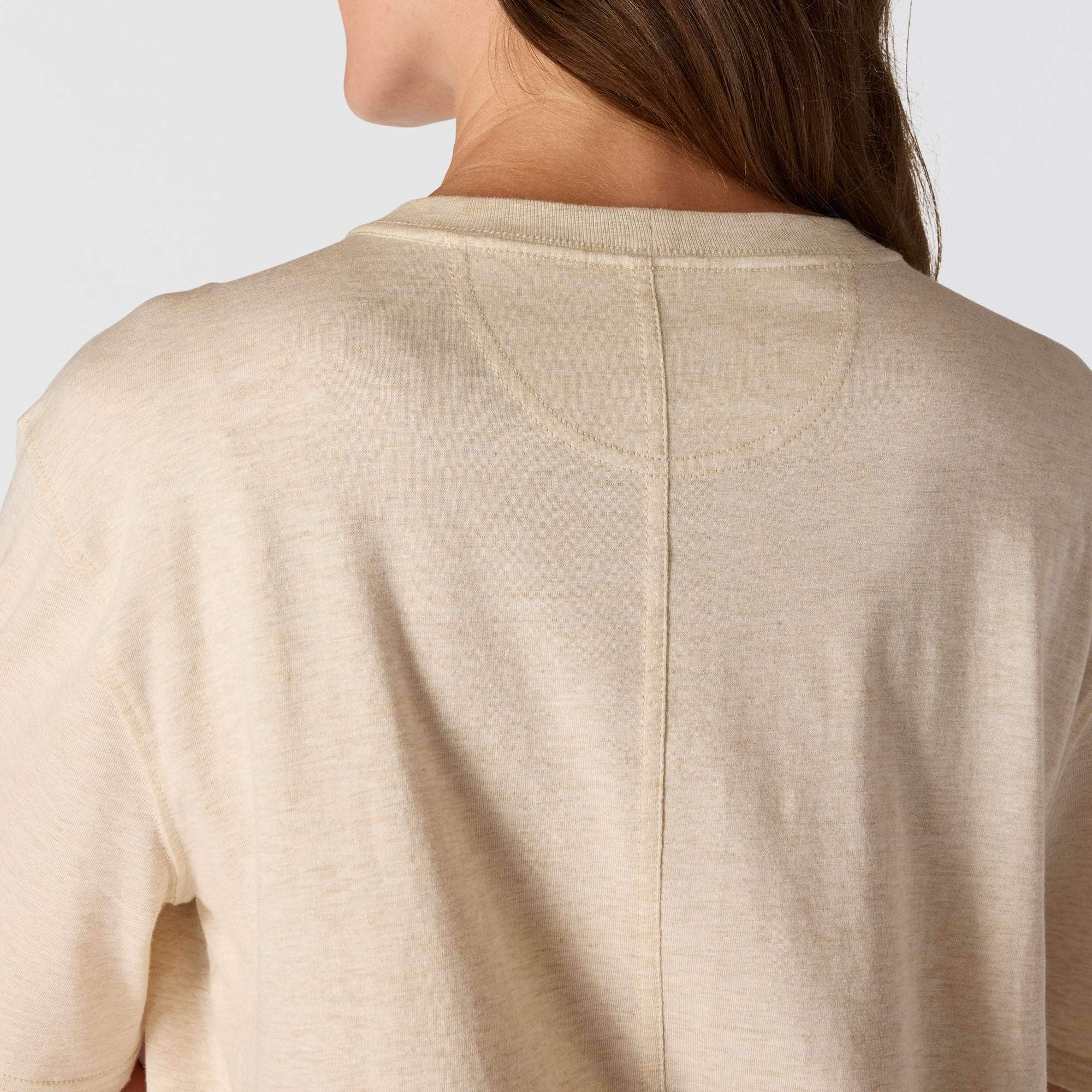 TENCEL™ Fiber Series Loose Fit Short-Sleeve Flower Pocket T-Shirt