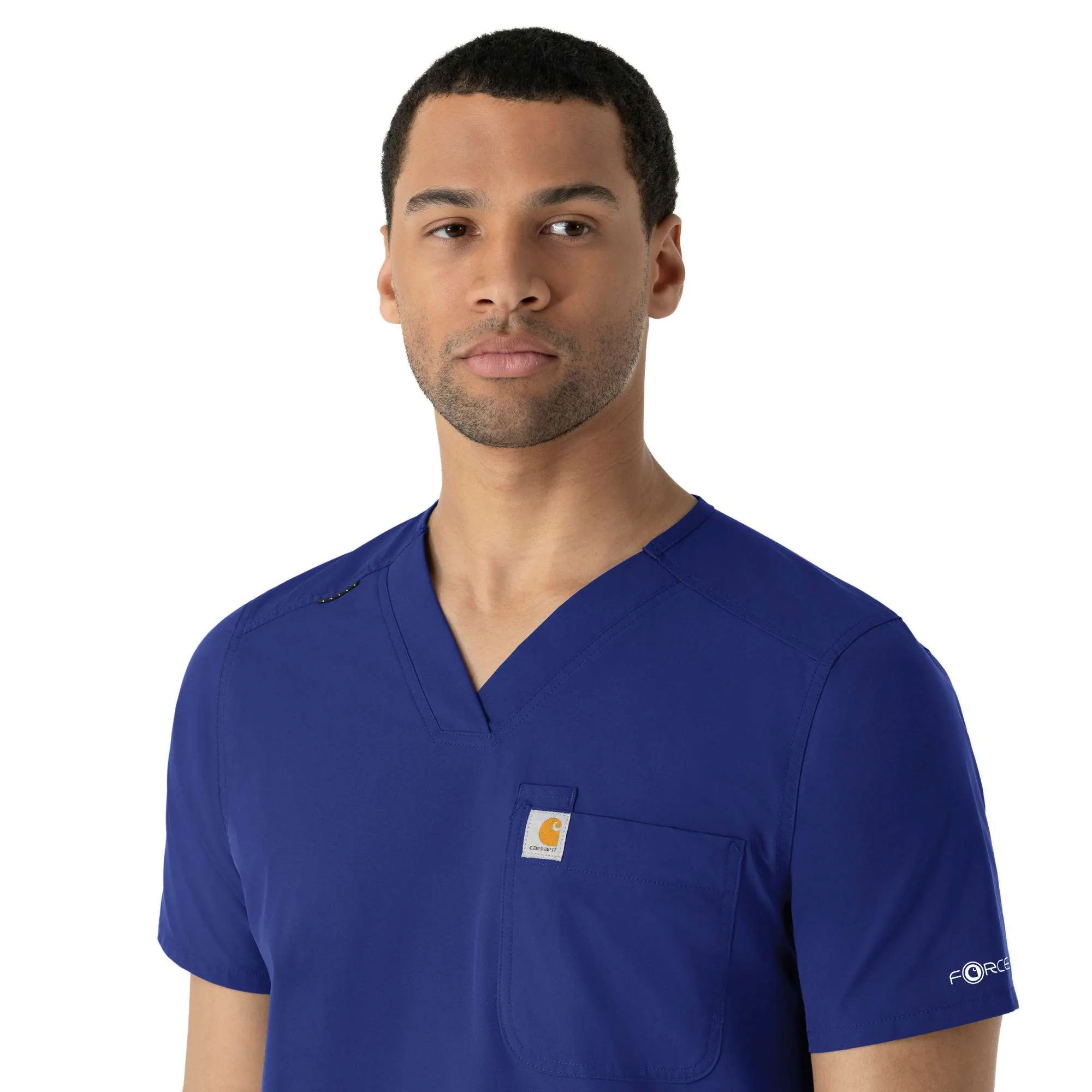 Force Essentials V-Neck Shirttail Scrub Top