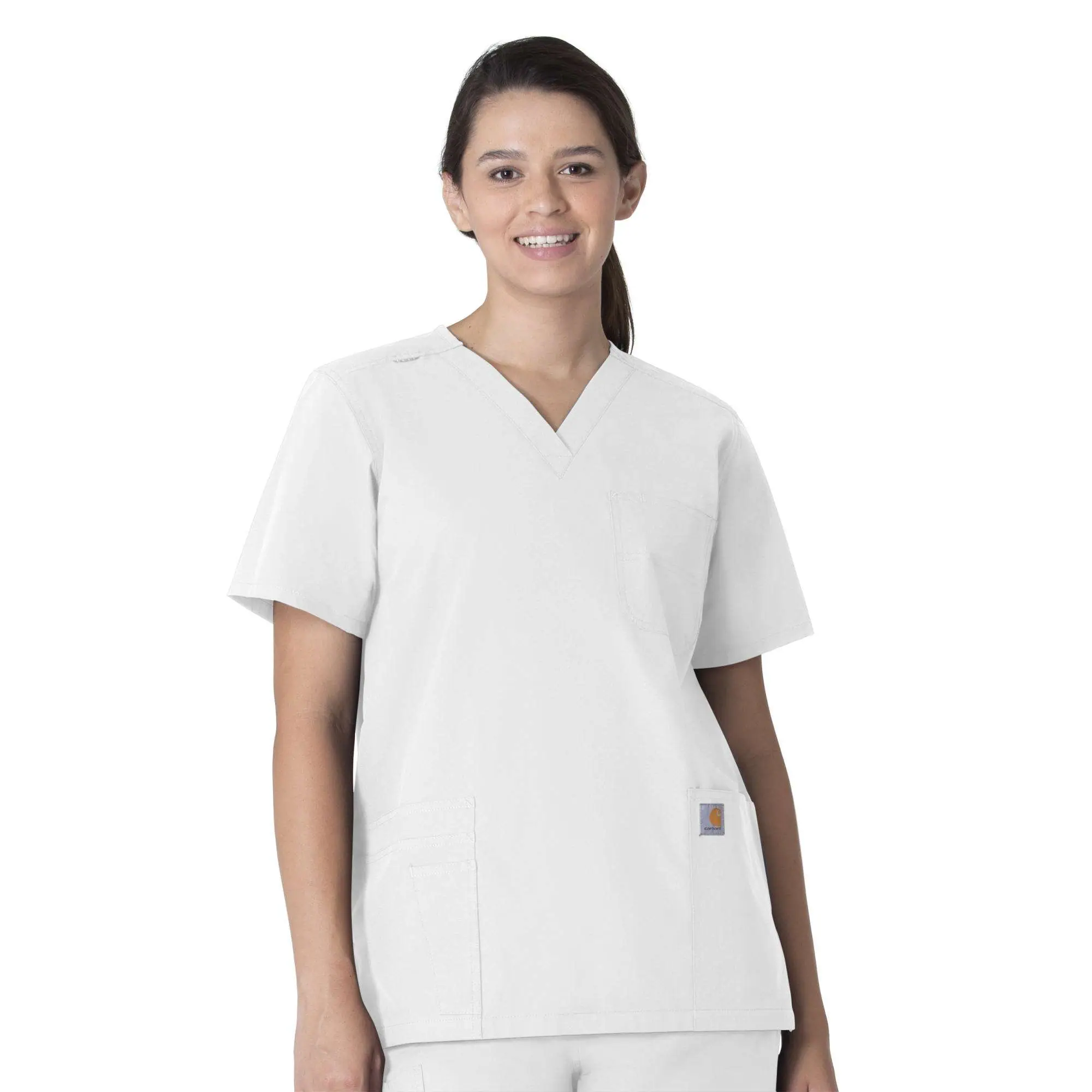 Unisex Force Essentials V-Neck 6-Pocket Scrub Top