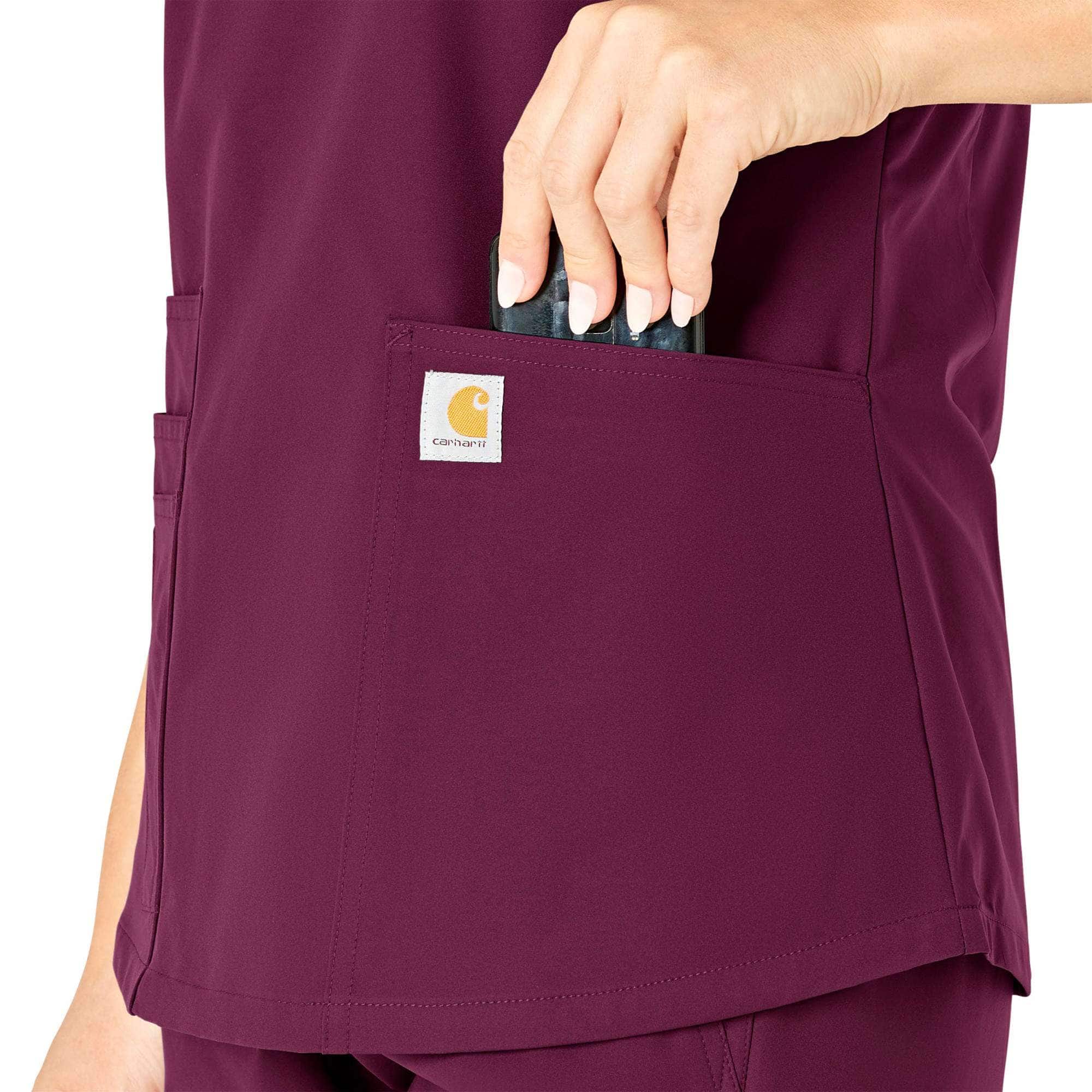 Women's Force Essentials V-Neck Scrub Top