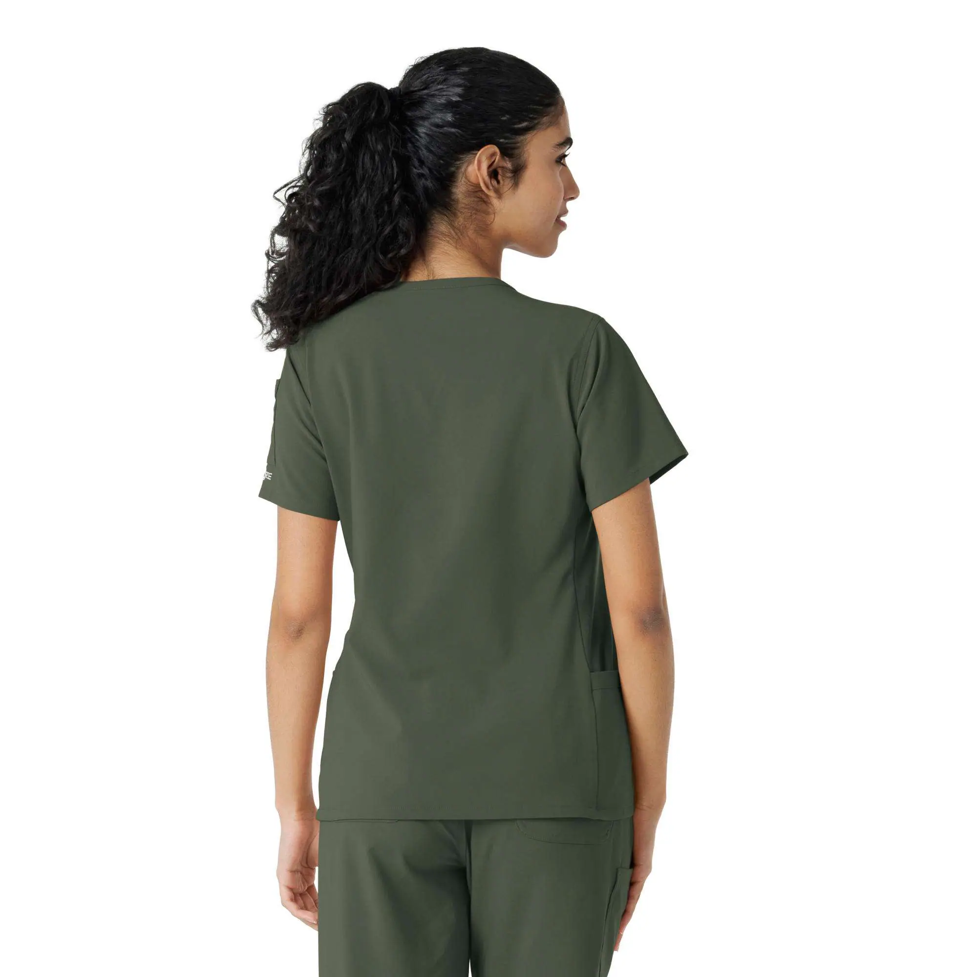 Women's Force Cross-Flex Knit Panel Scrub Top