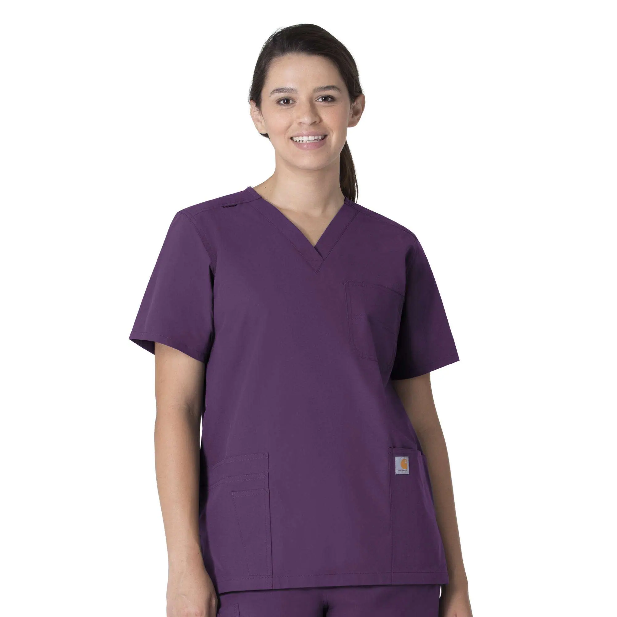 Unisex Force Essentials V-Neck 6-Pocket Scrub Top