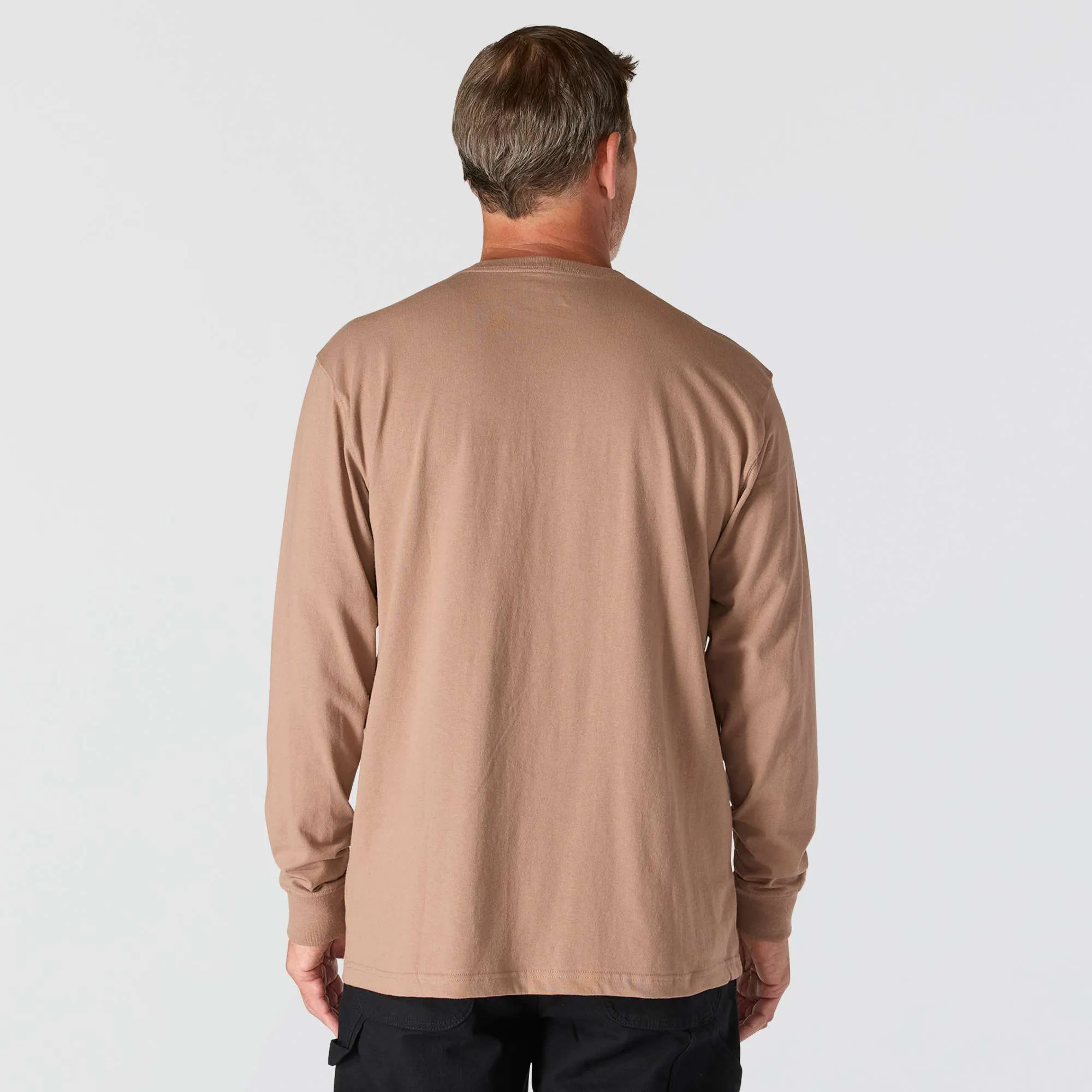 Loose Fit Heavyweight Long-Sleeve Pocket T-Shirt