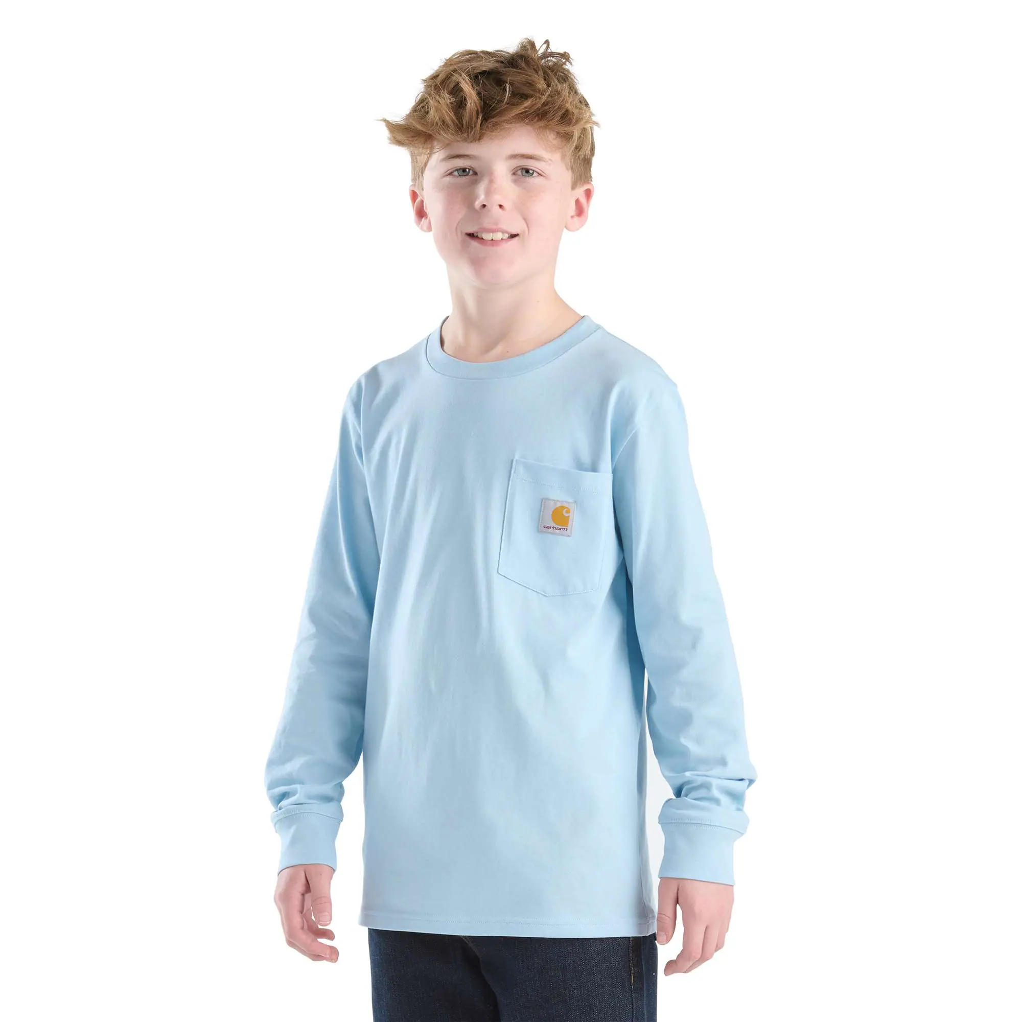 Boys' Long Sleeve Duck Pocket T-Shirt (Child/Youth)
