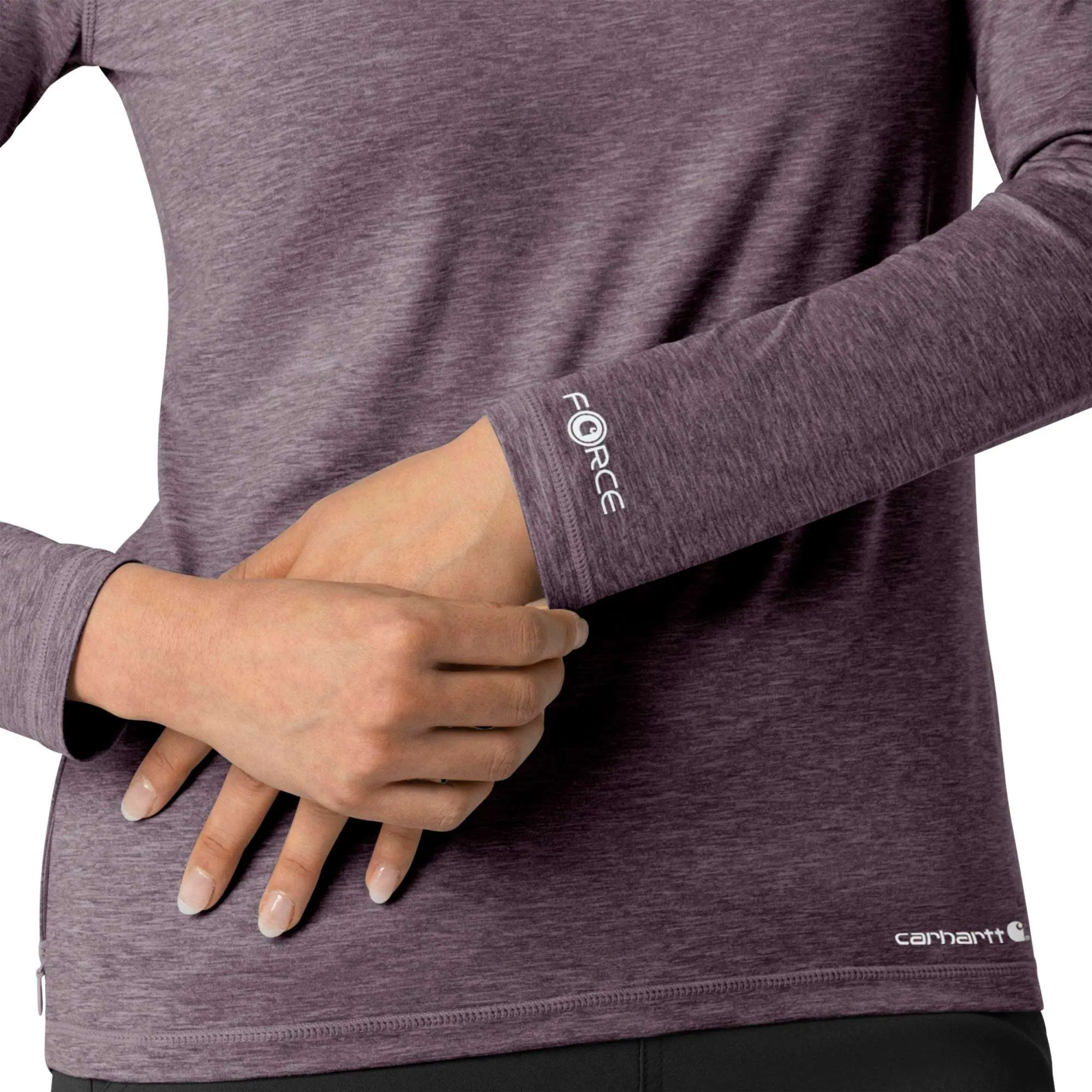 Women's Force Sub-Scrubs Heathered Performance Long Sleeve Tee