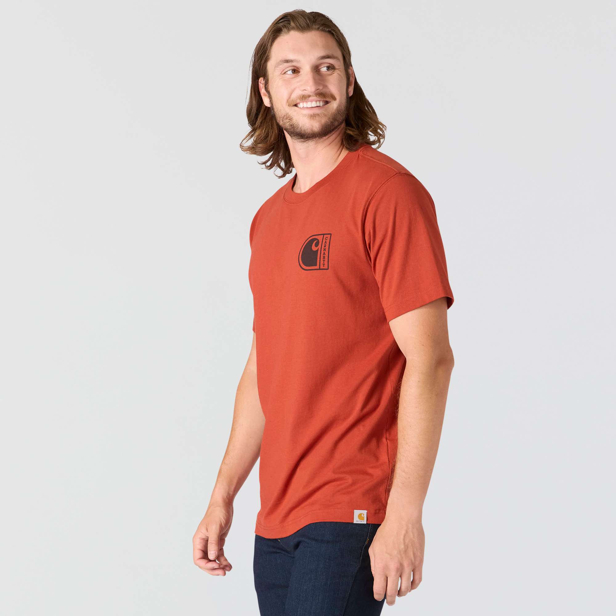 Relaxed Fit Lightweight Short-Sleeve C Graphic T-Shirt