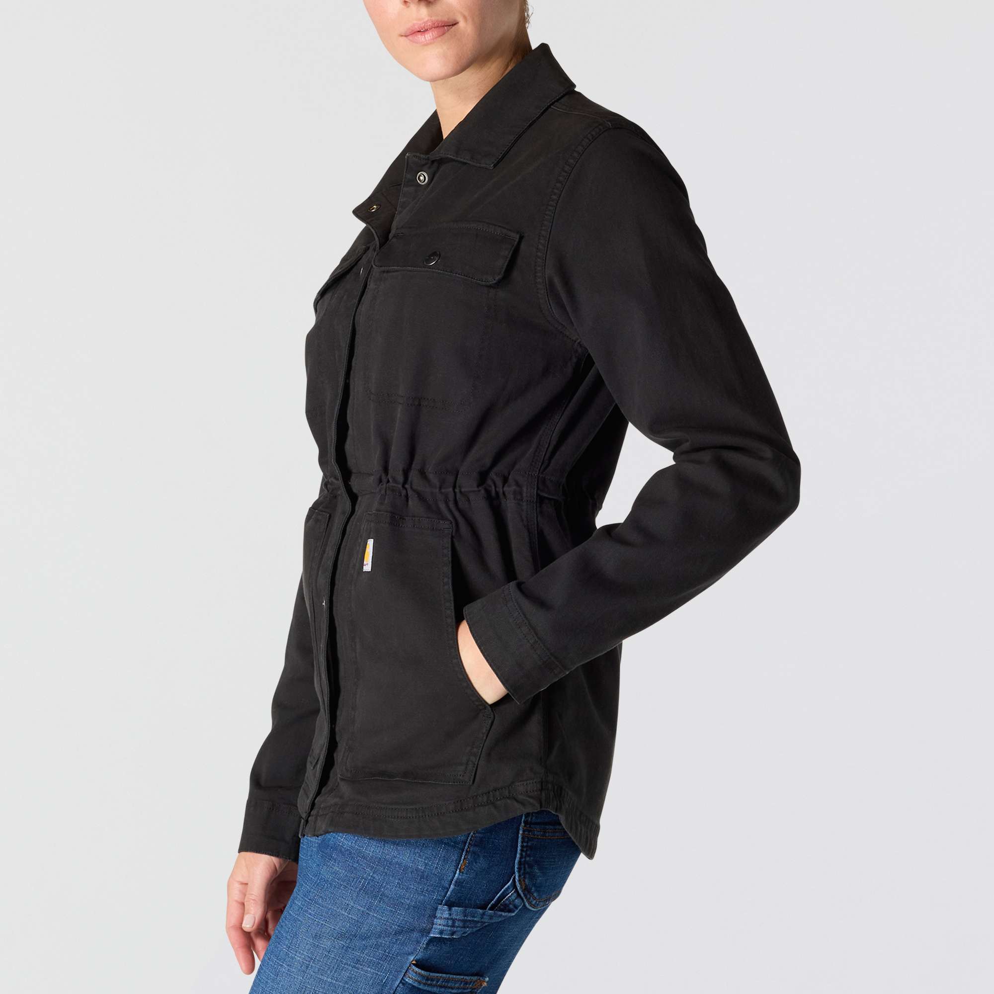 Women's TENCEL™ Fiber Series Relaxed Fit Canvas Coat - 1 Warm Rating