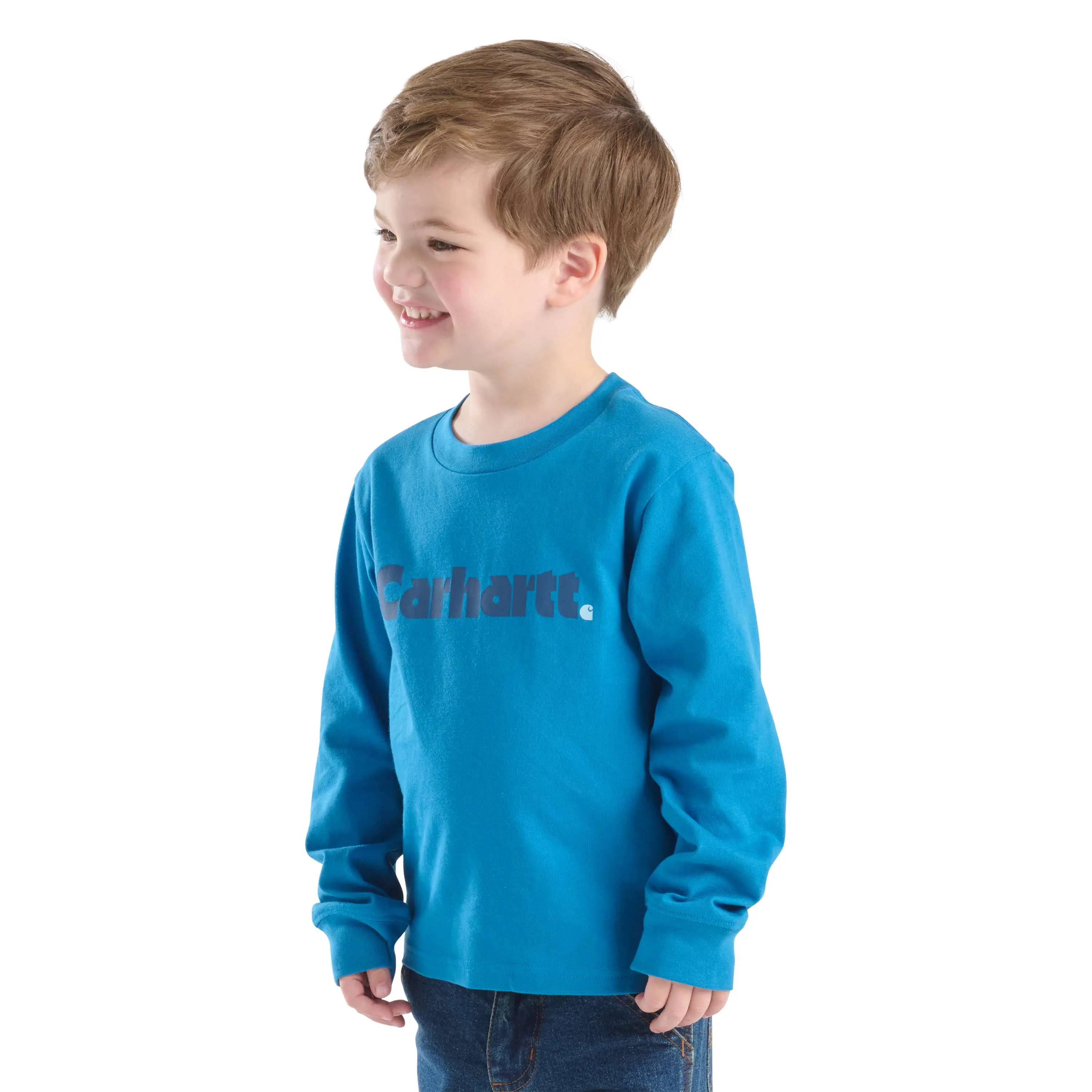 Boys' Long Sleeve Logo T-Shirt (Toddler/Child/Youth)