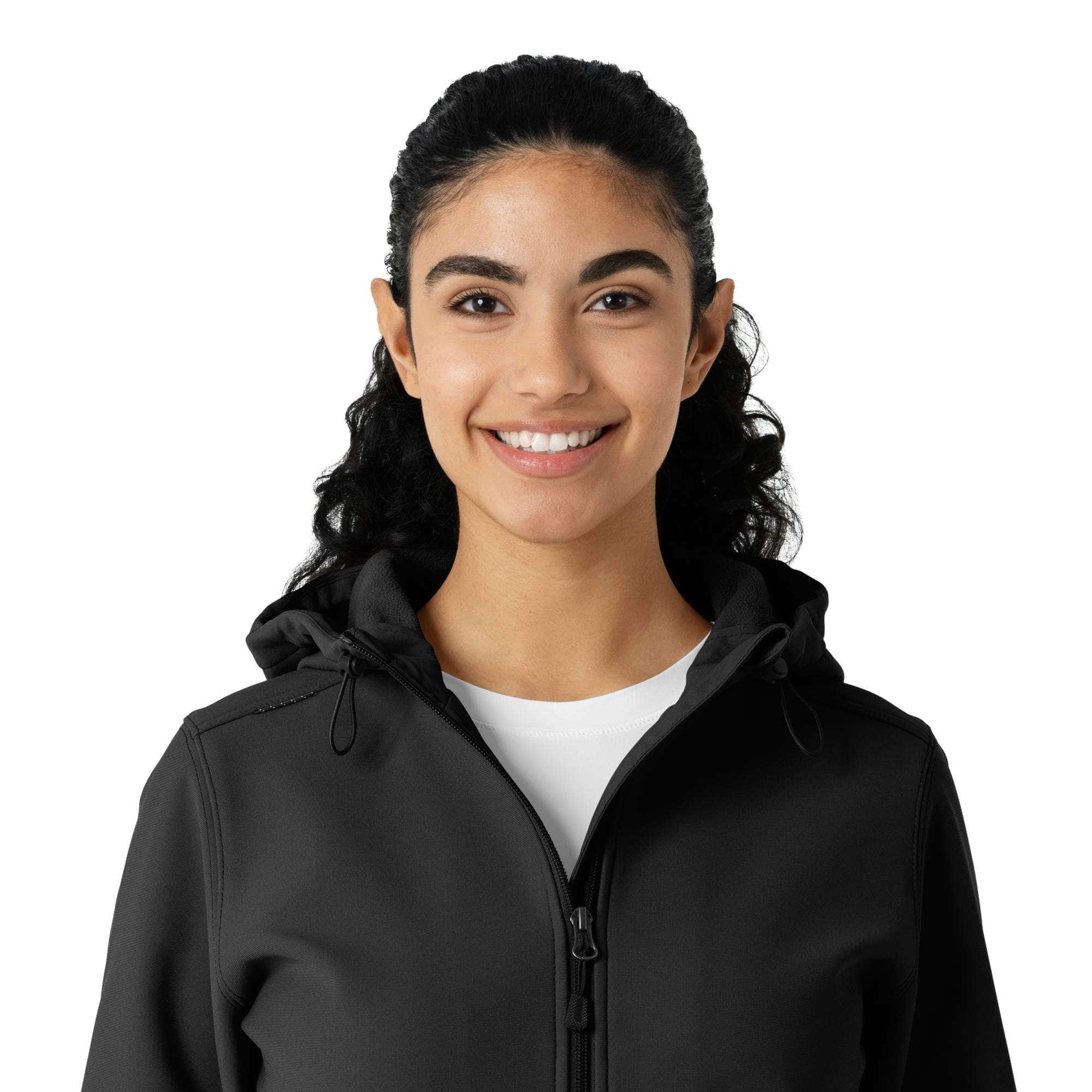 Women's Bonded Fleece Scrub Hoodie