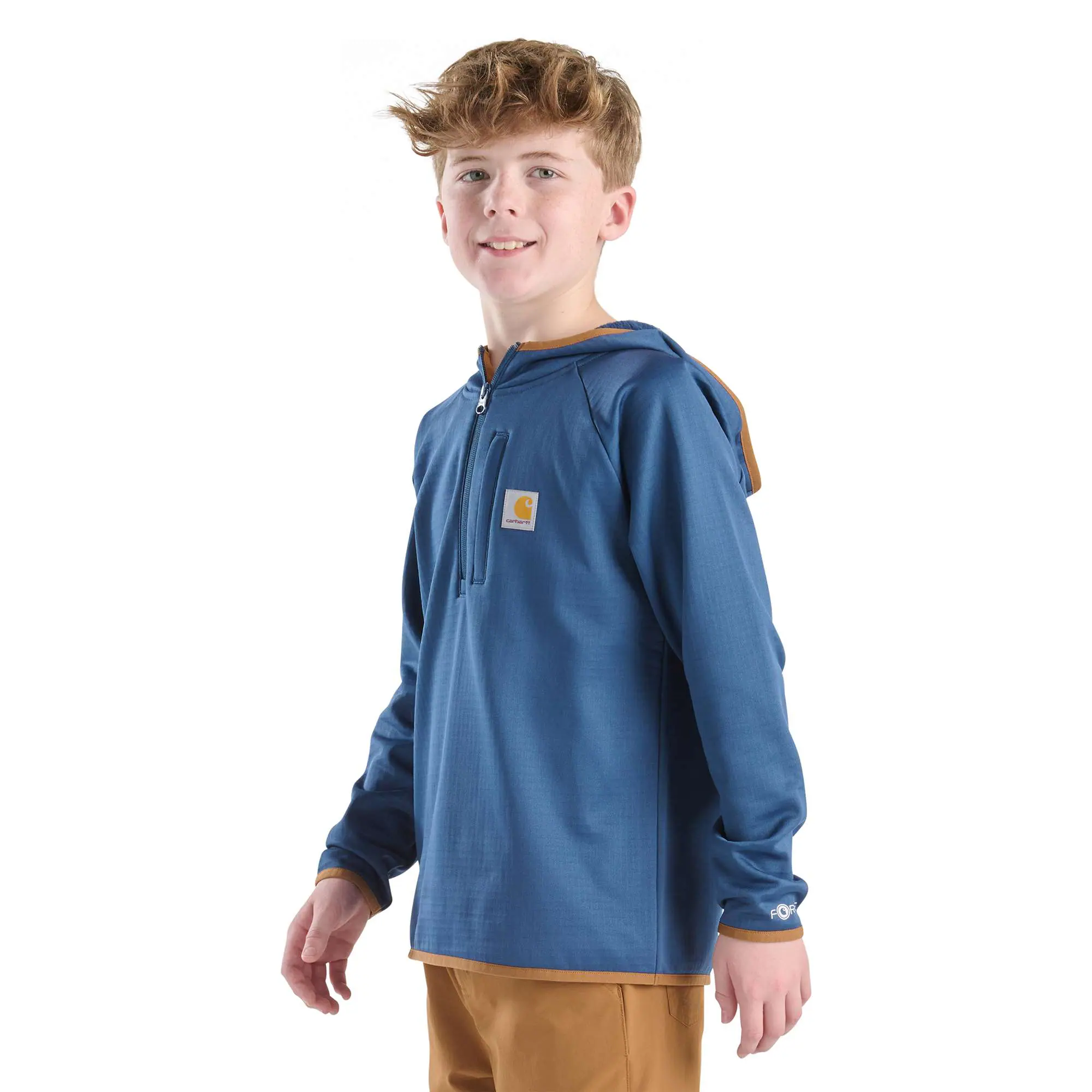 Boys' Force® Long-Sleeve Quarter-Zip Sweatshirt (Child/Youth)