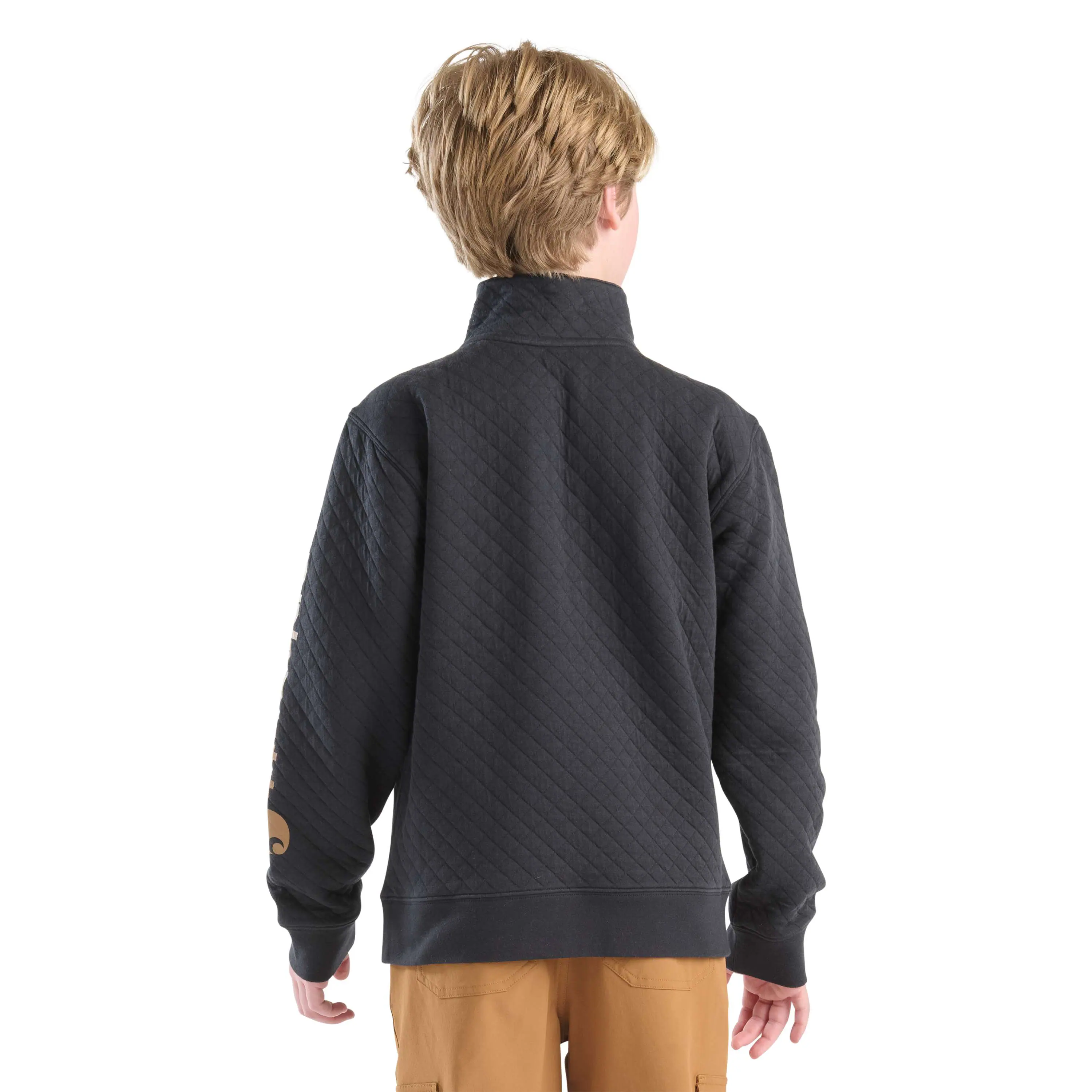 Boys' Long Sleeve Quarter-Zip Sweatshirt (Toddler/Child/Youth)