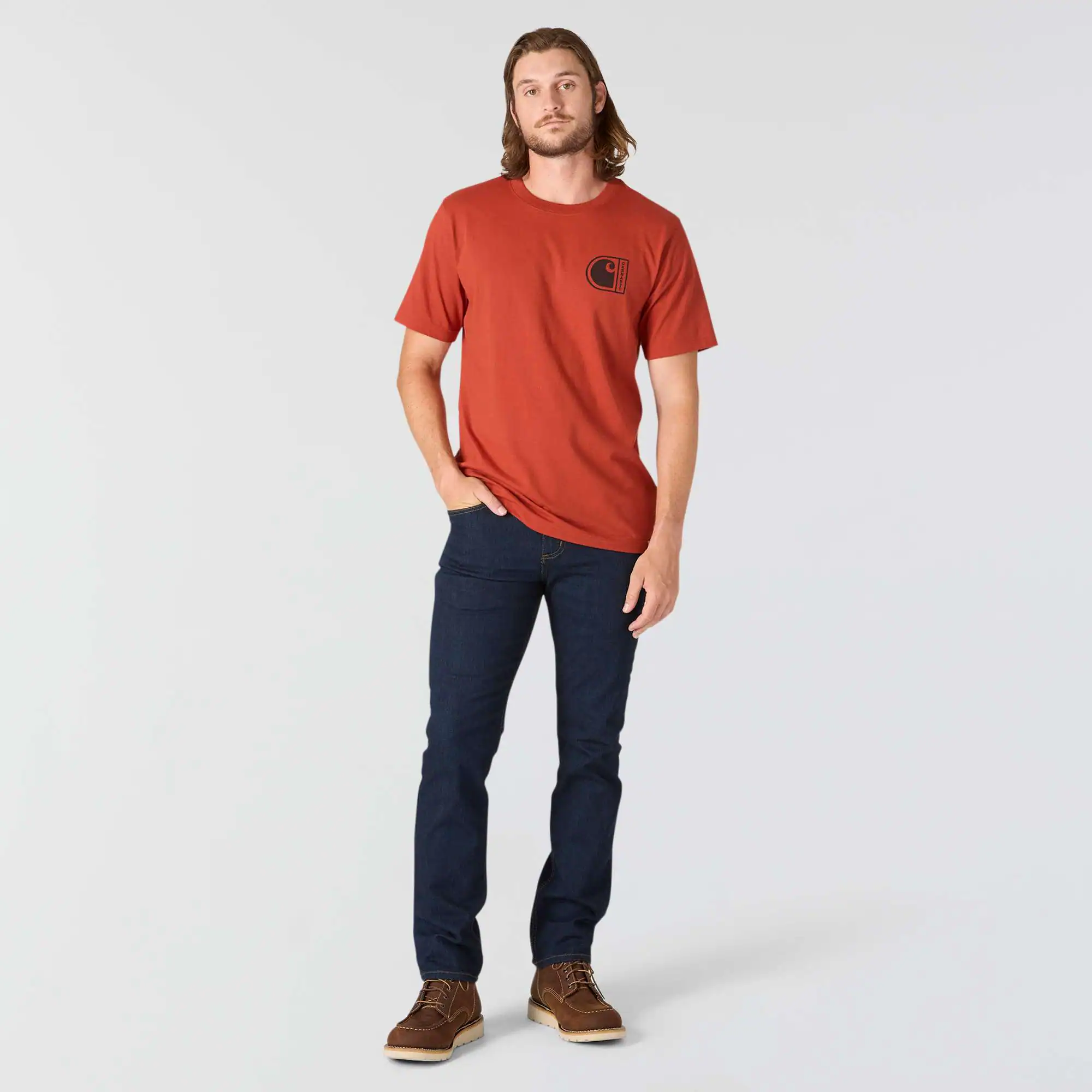 Relaxed Fit Lightweight Short-Sleeve C Graphic T-Shirt