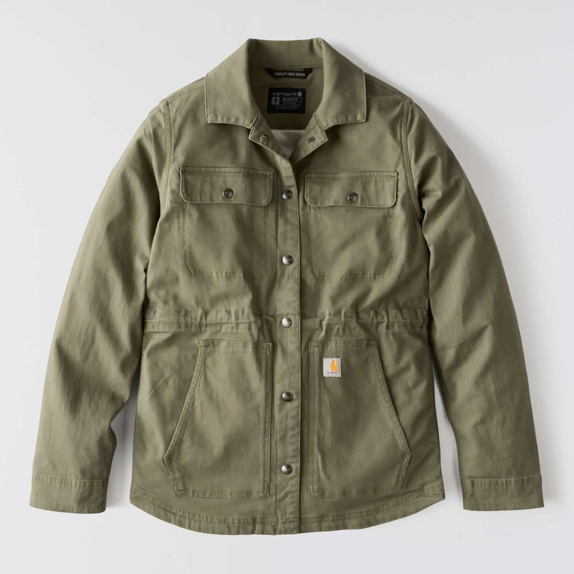 Women's TENCEL™ Fiber Series Relaxed Fit Canvas Coat - 1 Warm Rating