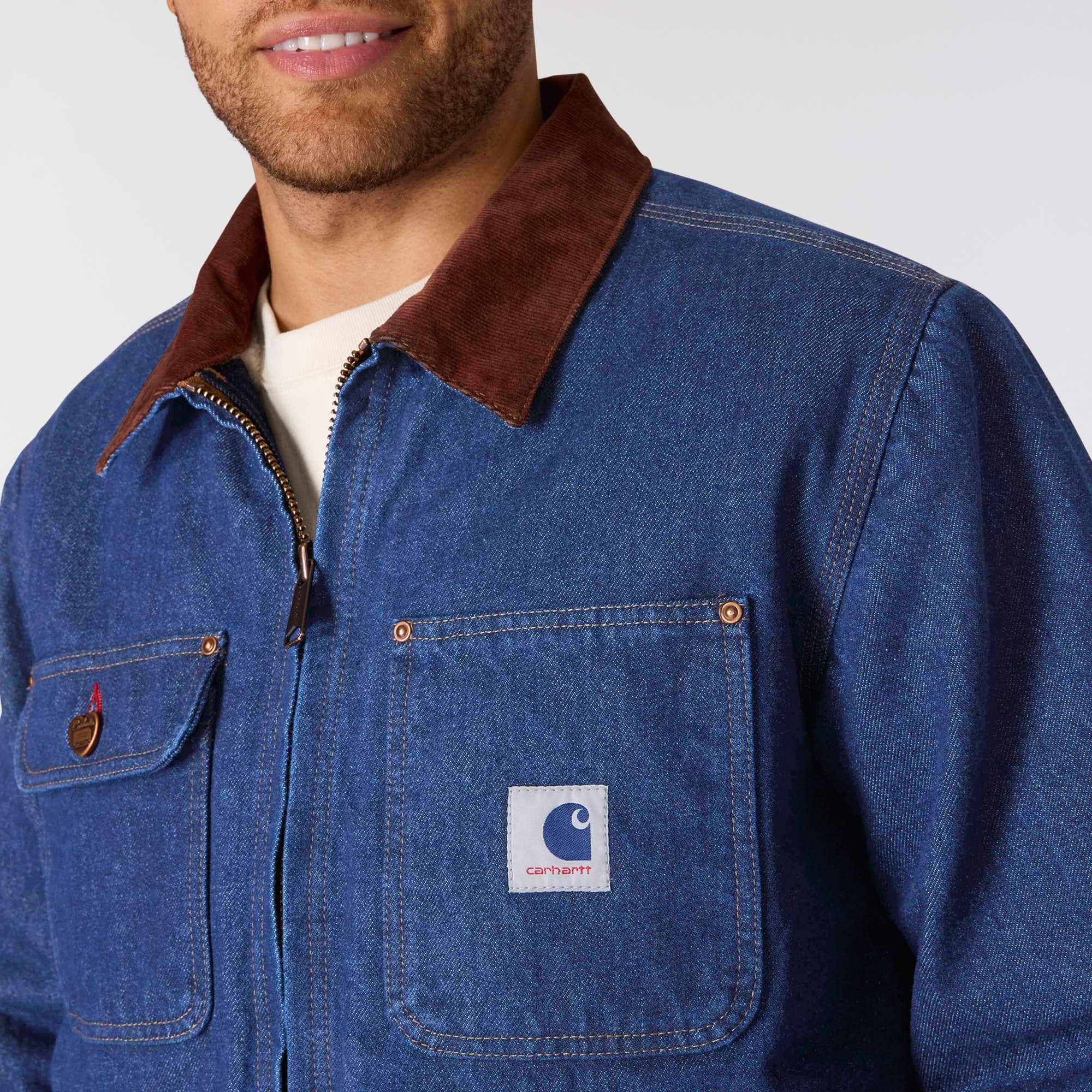 Crafted Series Denim Sherpa Lined Chore Jacket