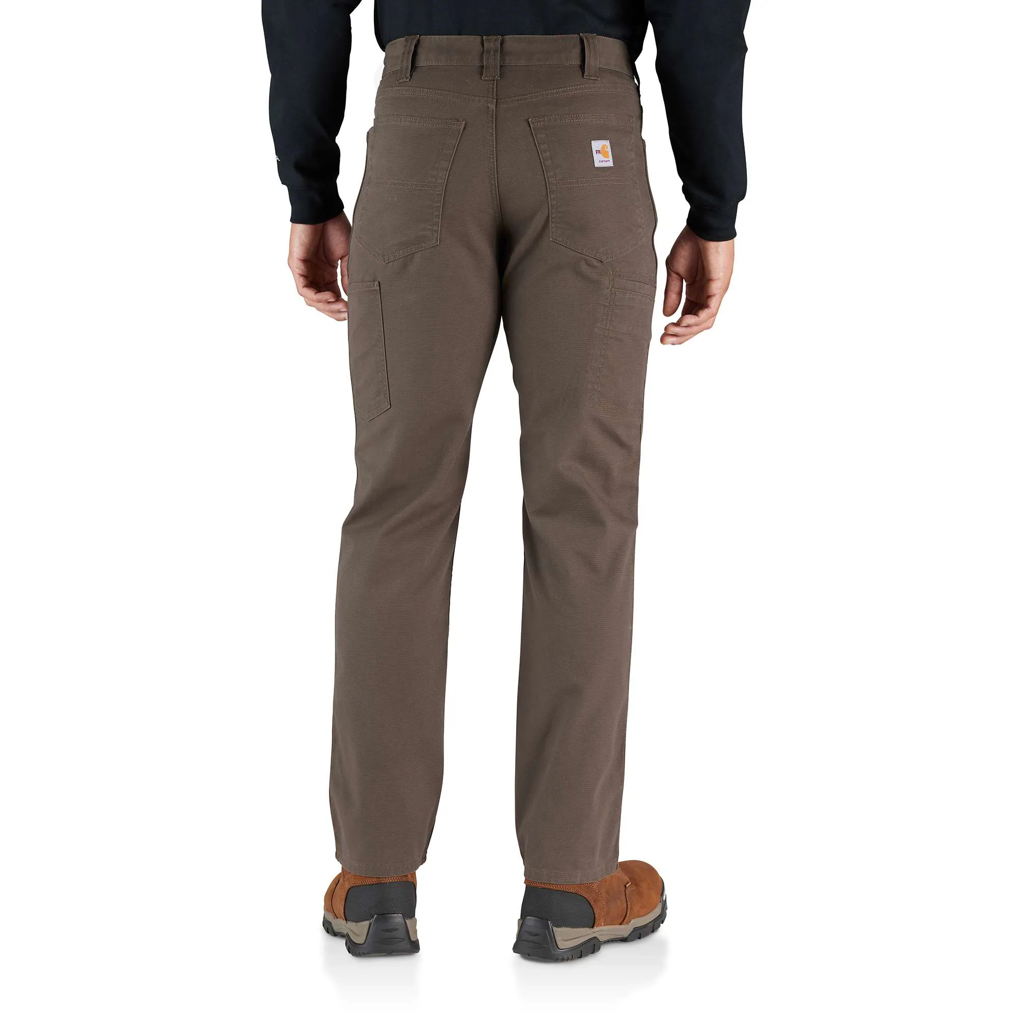 Flame-Resistant Rugged Flex Relaxed Fit Canvas Five-Pocket Work Pant