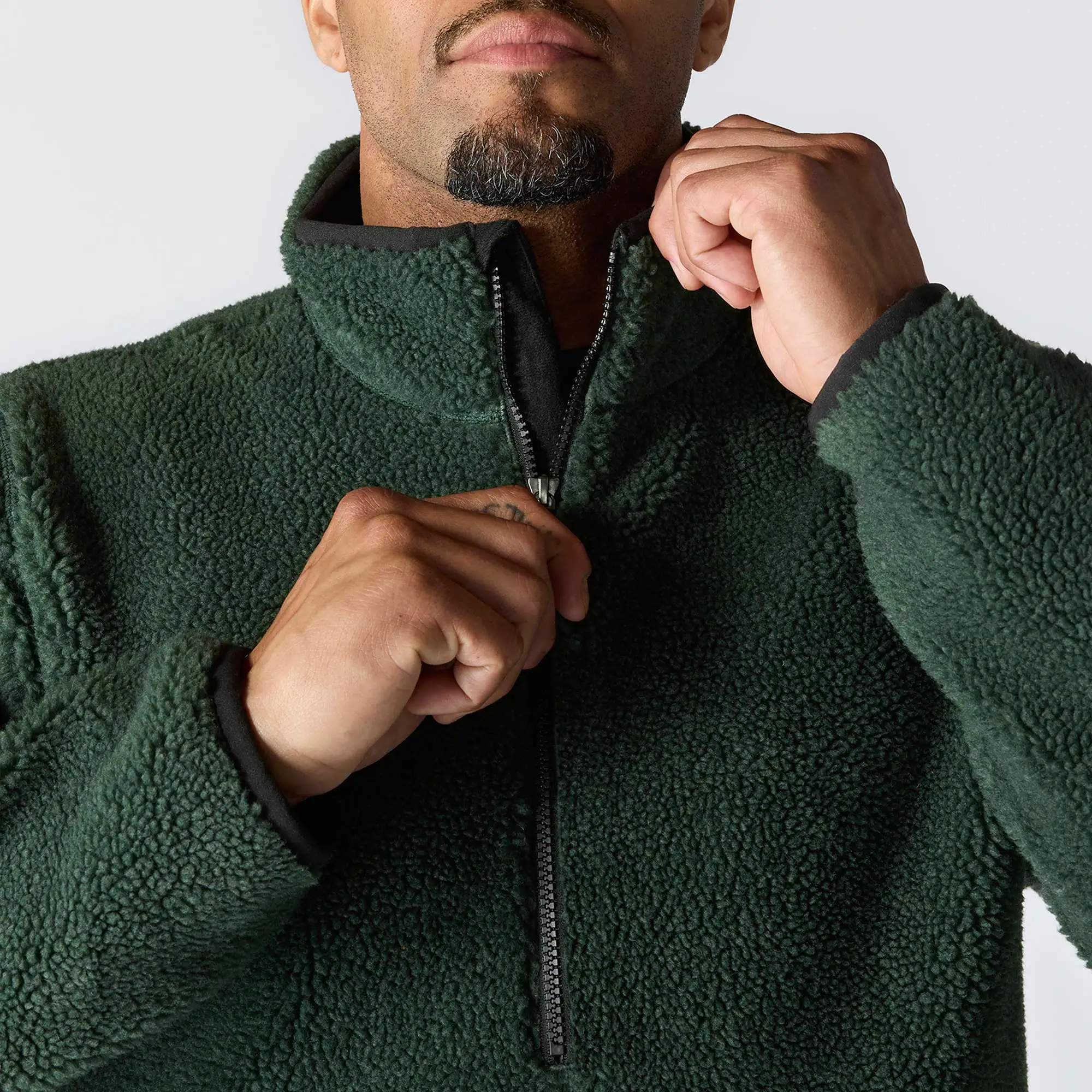 Loose Fit Fleece Pullover - 2 Warmer Rating