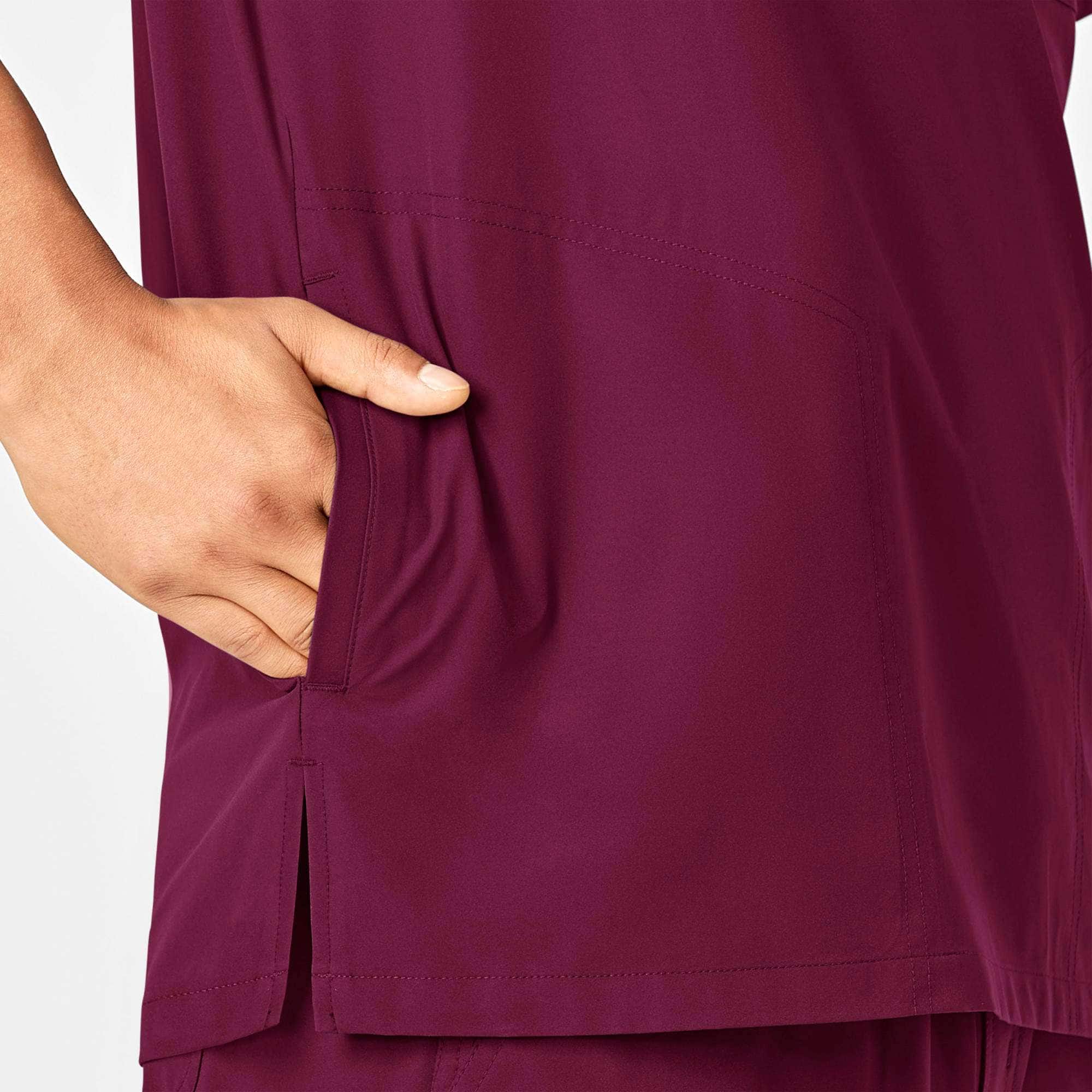 Force Essentials V-Neck Shirttail Scrub Top