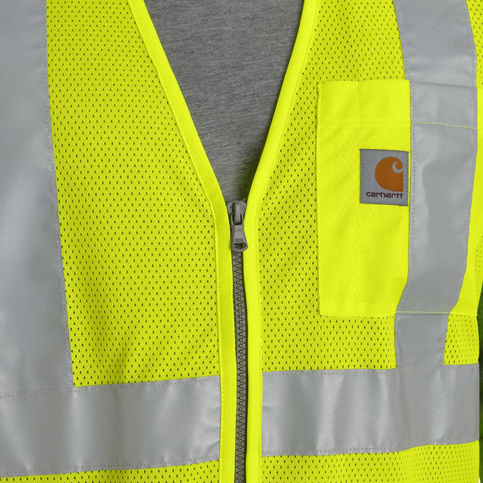 High-Visibility Mesh Multi-Pocket Class 2 Vest