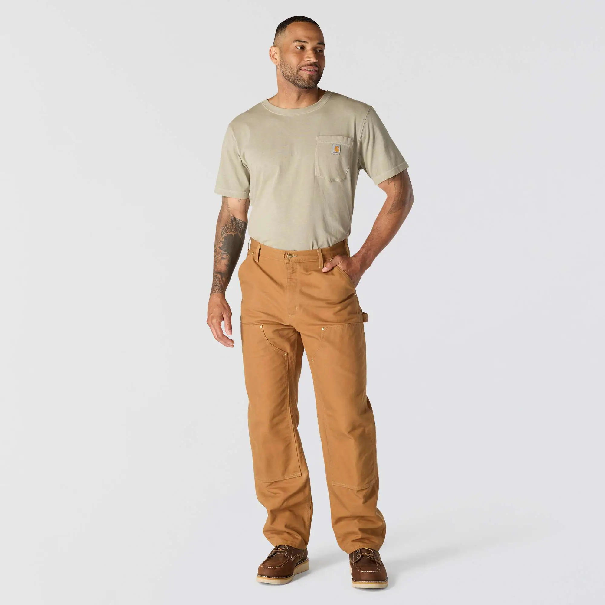 Iconic BO1 Firm Duck Double-Front Dungaree