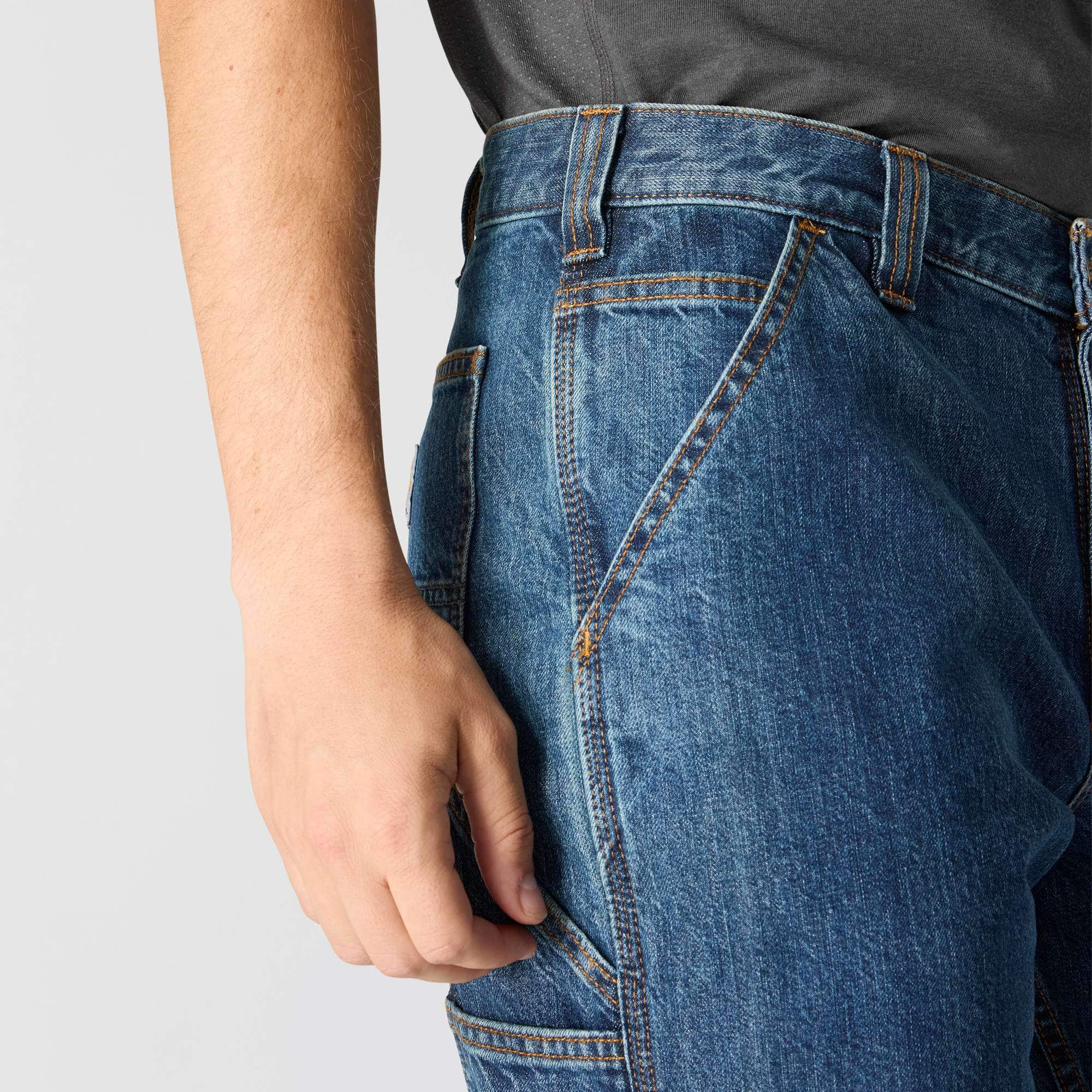 Loose Straight Denim Dungaree