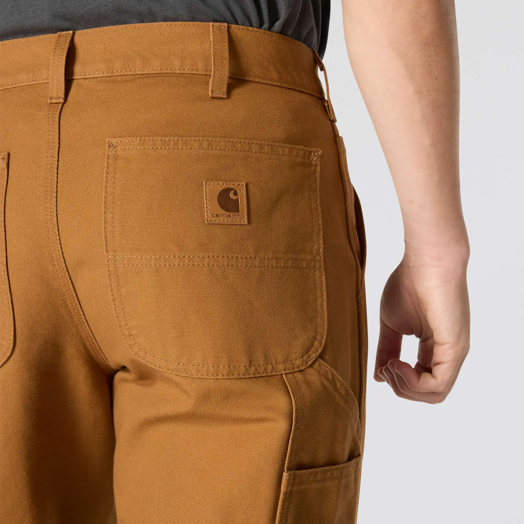 Loose Straight Washed Duck Dungaree