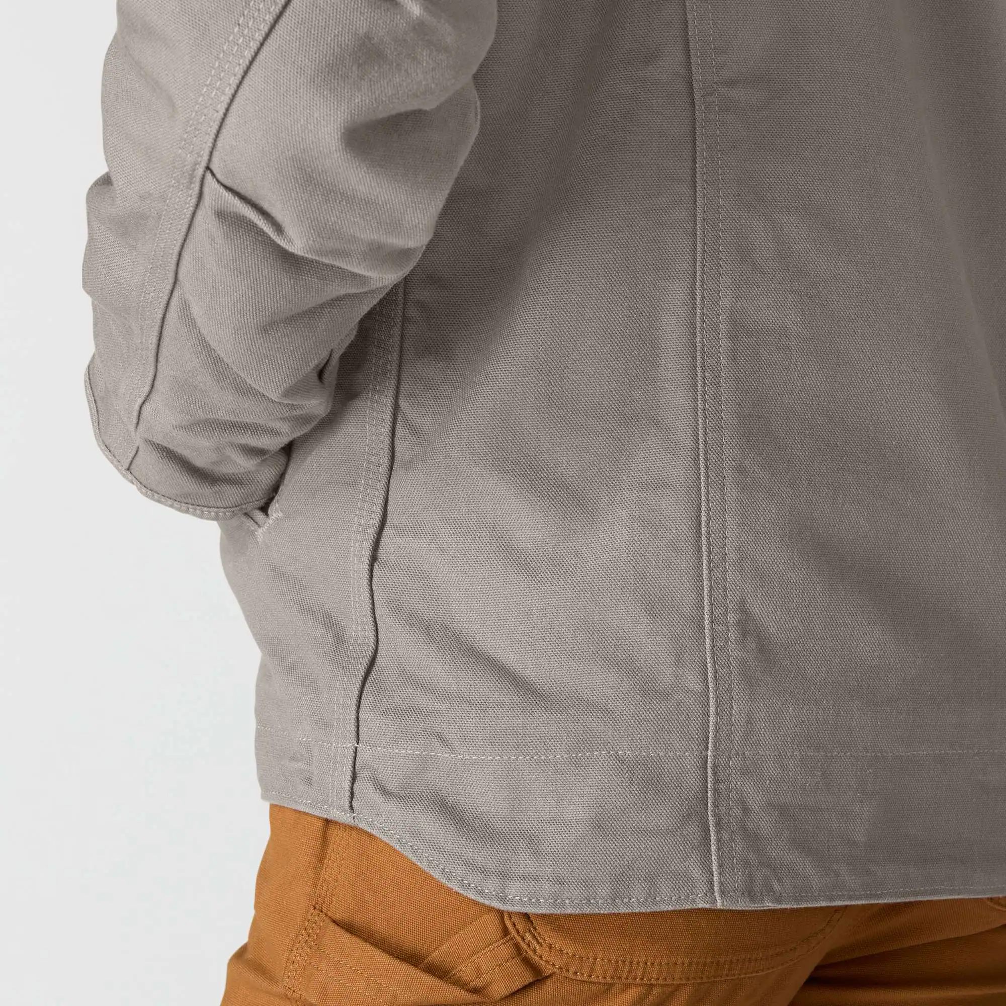 Women's Sherpa Lined Jacket - Loose Fit - Washed Duck - 3 Warmest Rating