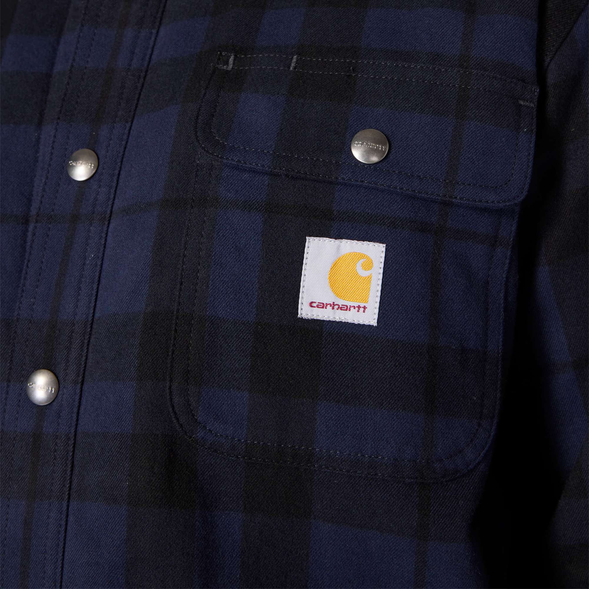 Relaxed Fit Flannel Sherpa-Lined Shirt Jac