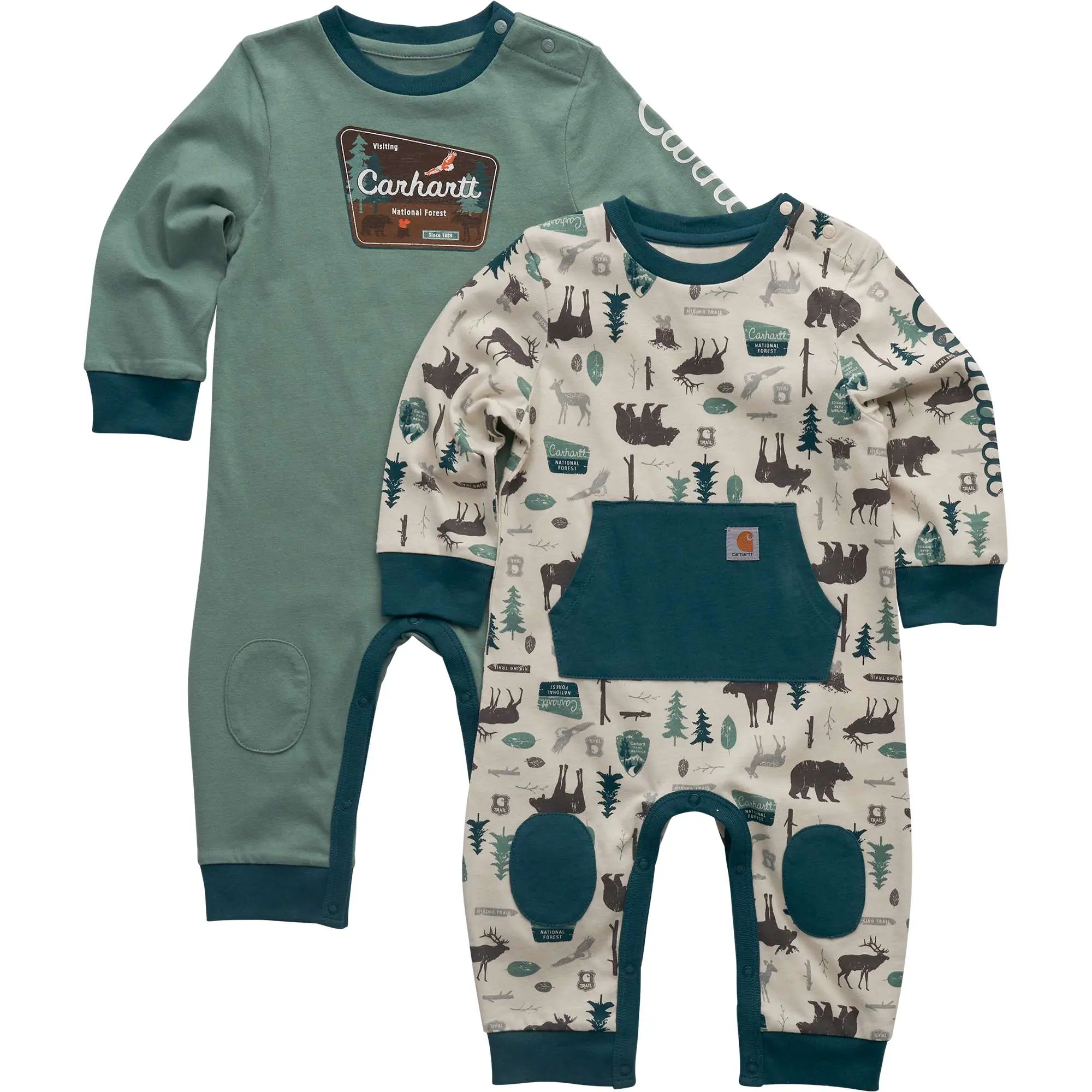 Boys' 2-Piece Long Sleeve Outdoor Coverall Set (Baby)