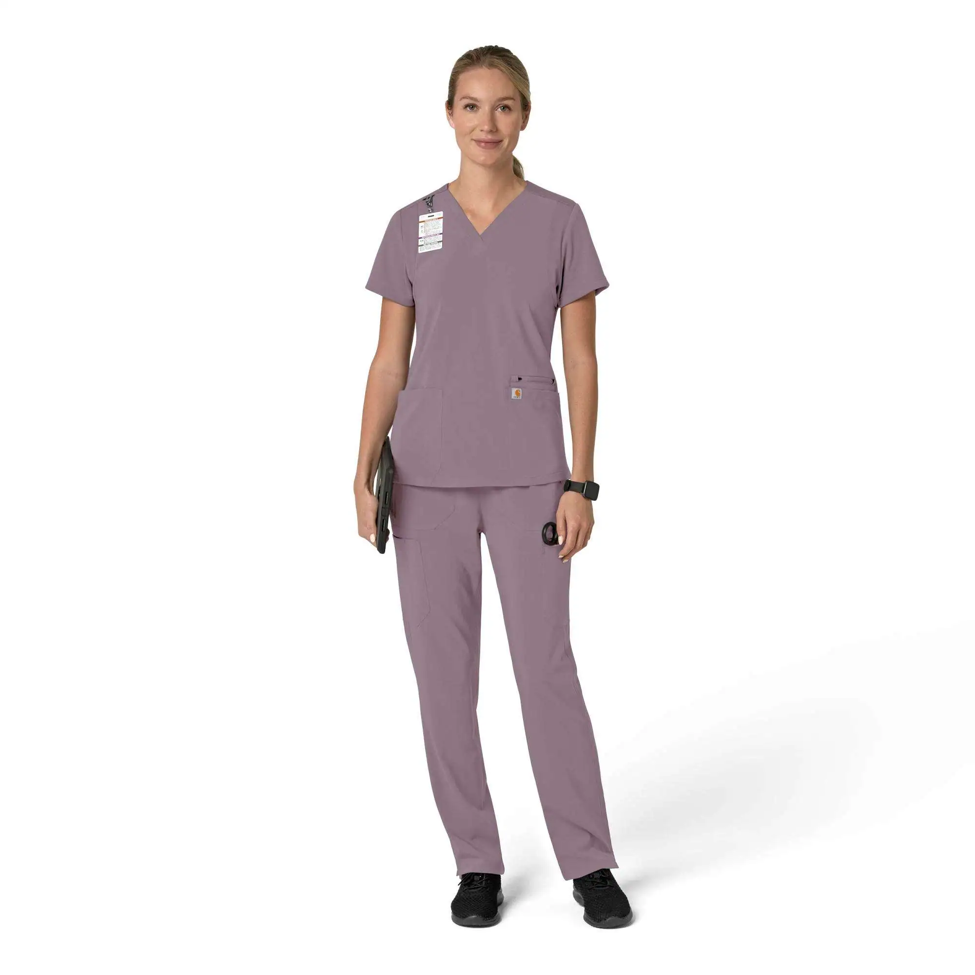 Women's Force Cross-Flex  Flex Panel V-Neck Scrub Top