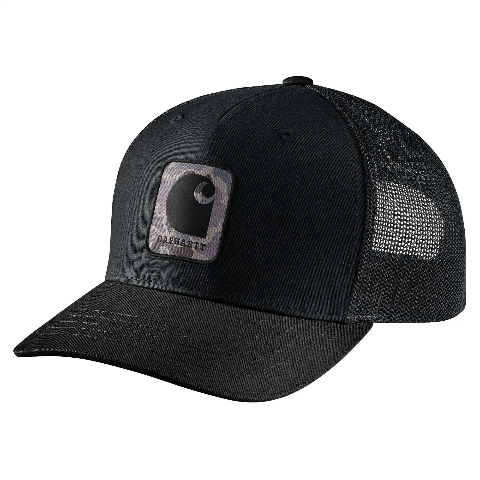 Rugged Flex® Twill Mesh-Back Camo Patch Cap
