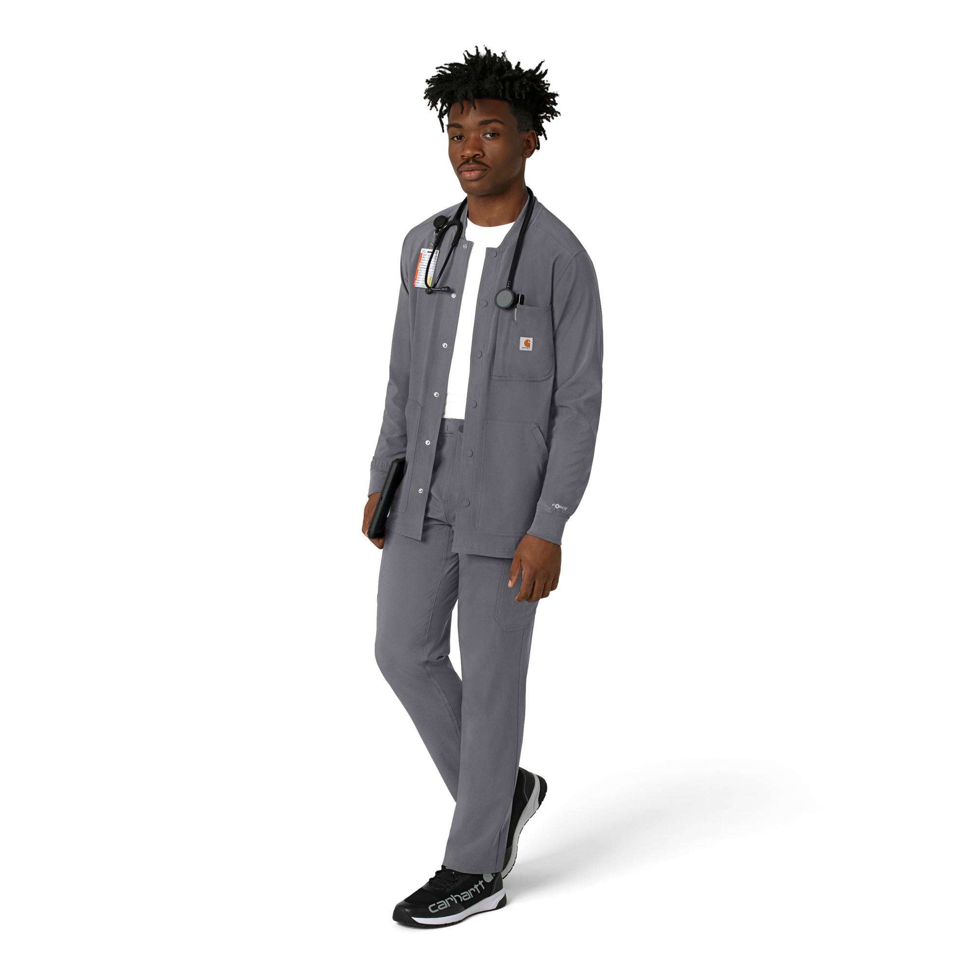 Force Cross-Flex Men's Shirt Scrub Jacket