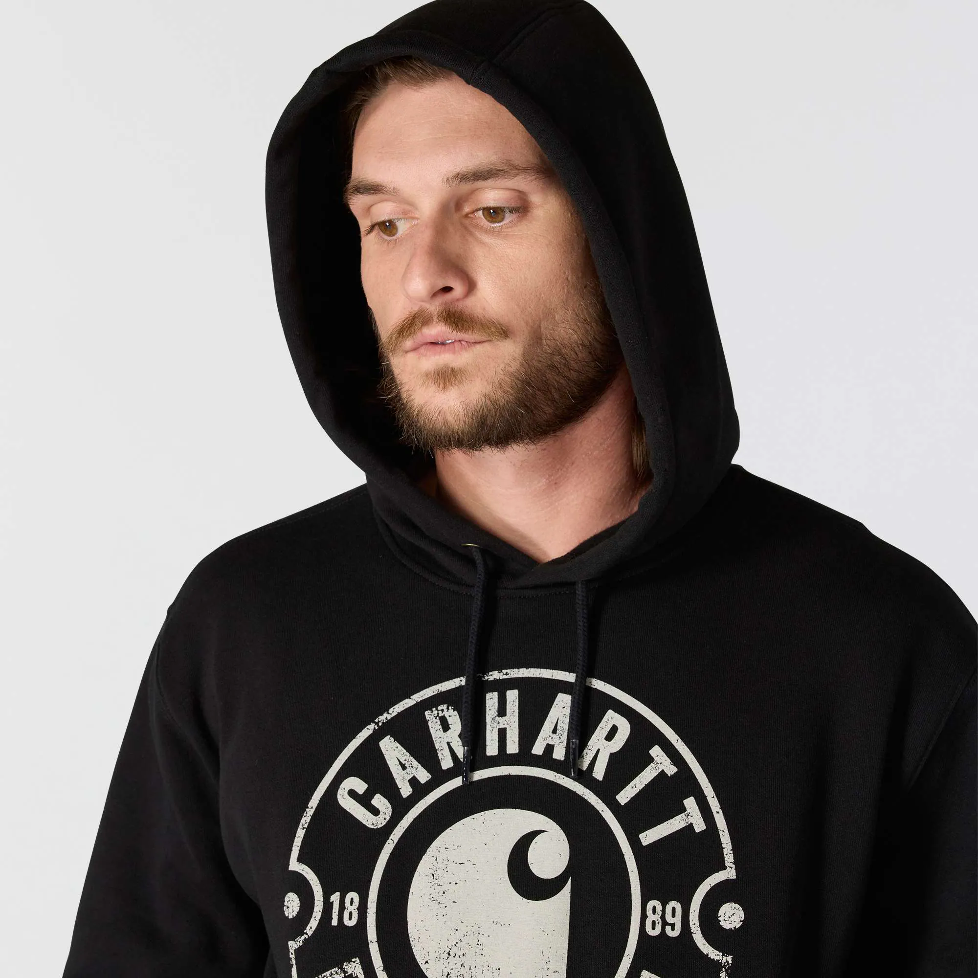 Loose Fit Midweight Hooded Detroit Sweatshirt