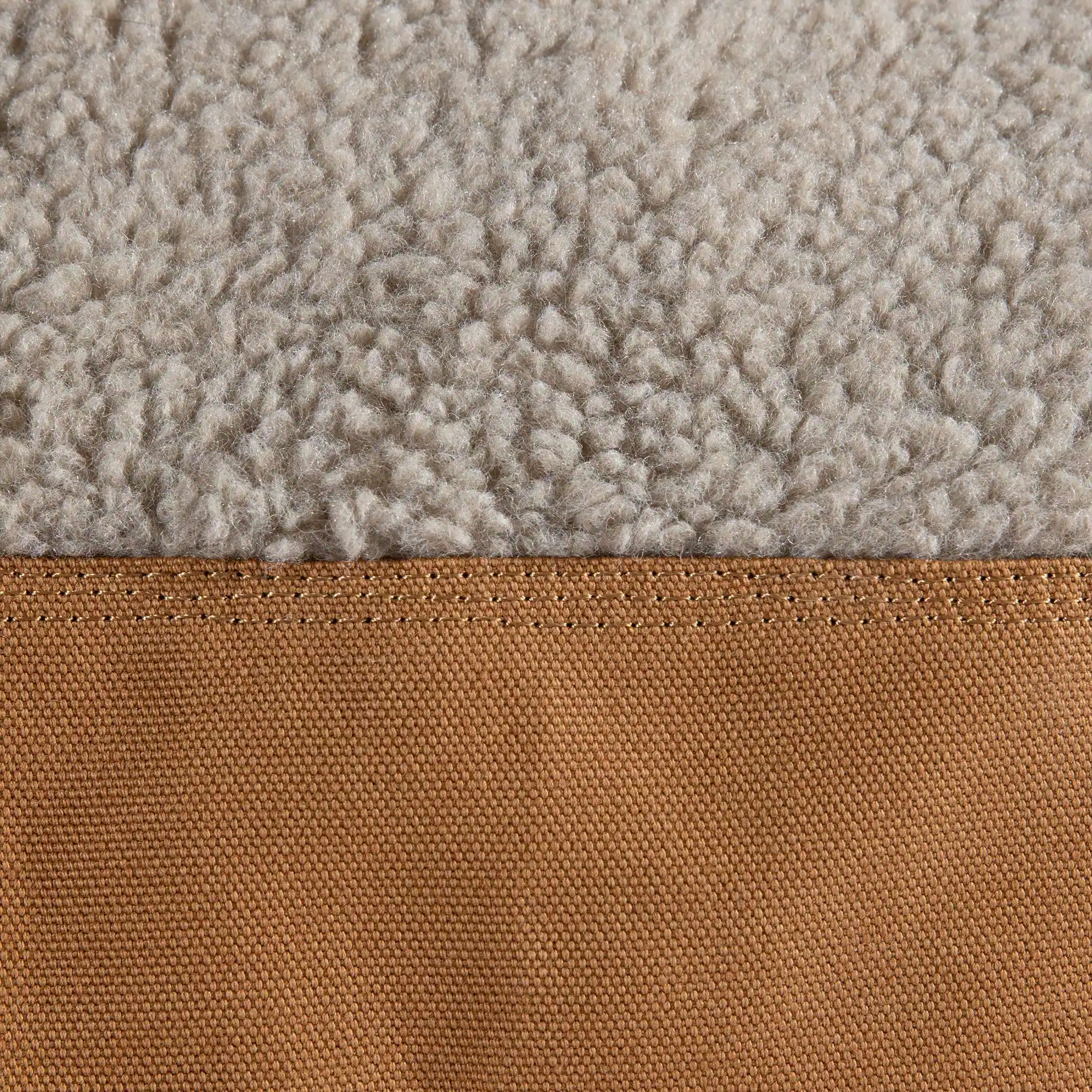 Medium Firm Duck Sherpa Top Dog Bed