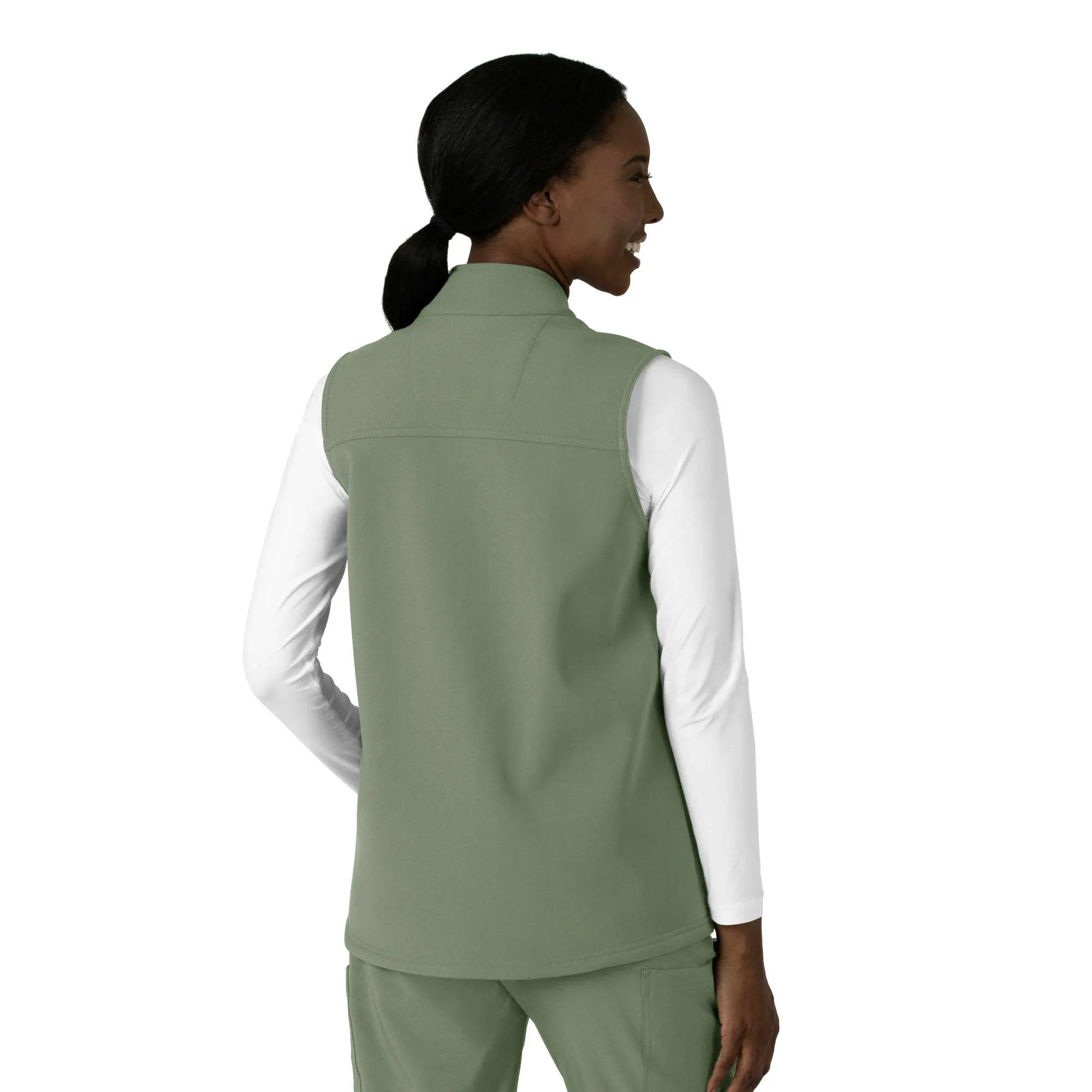 Women's Rugged Flex® Bonded Fleece Scrub Vest